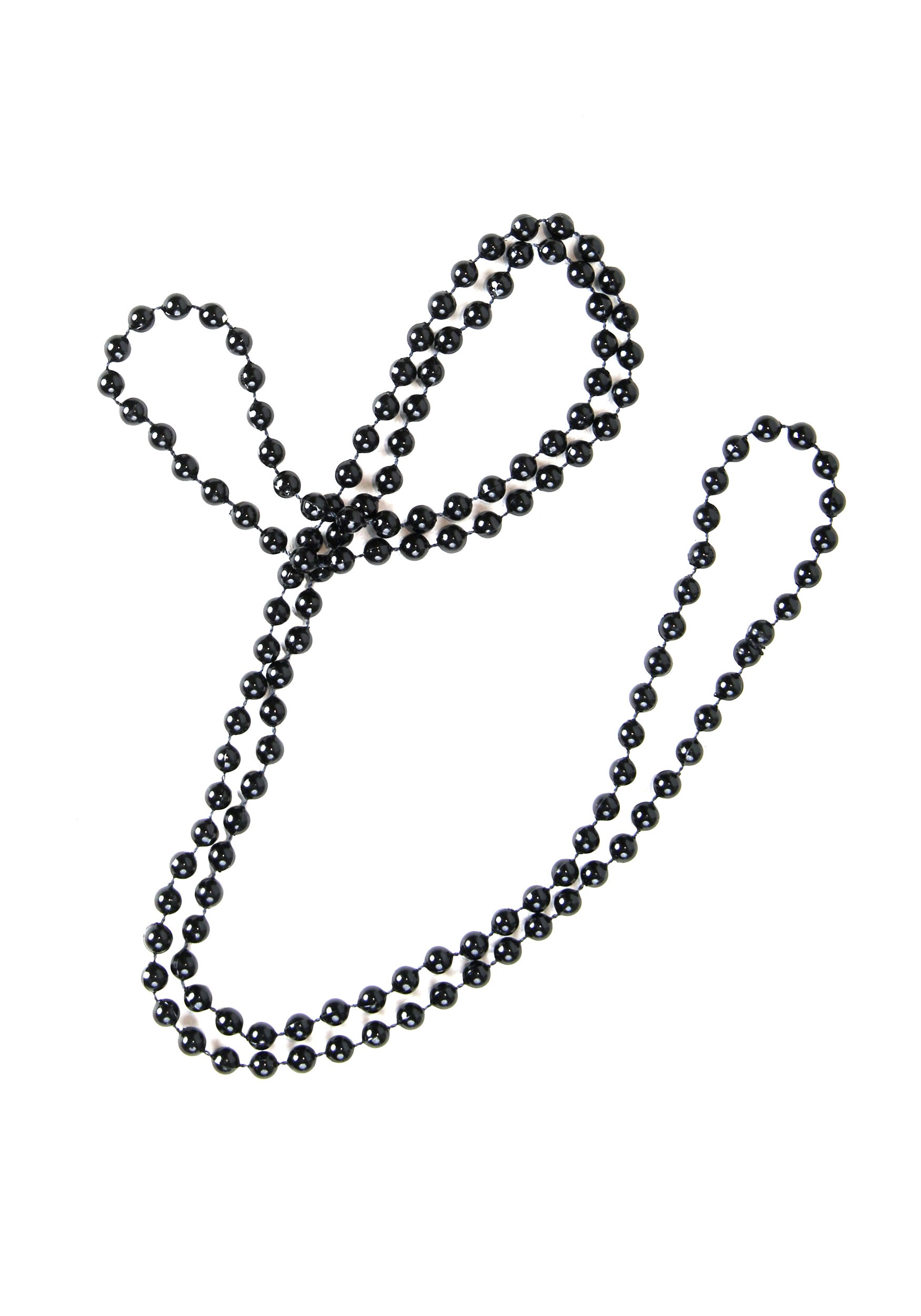 Costume Black Flapper Beads