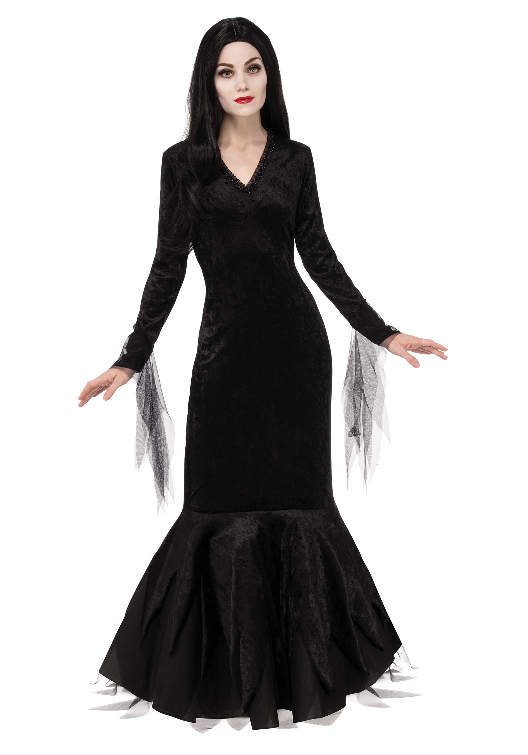 Morticia Addams Family Women's Costume 1 Morticia Addams Family Women's Costume