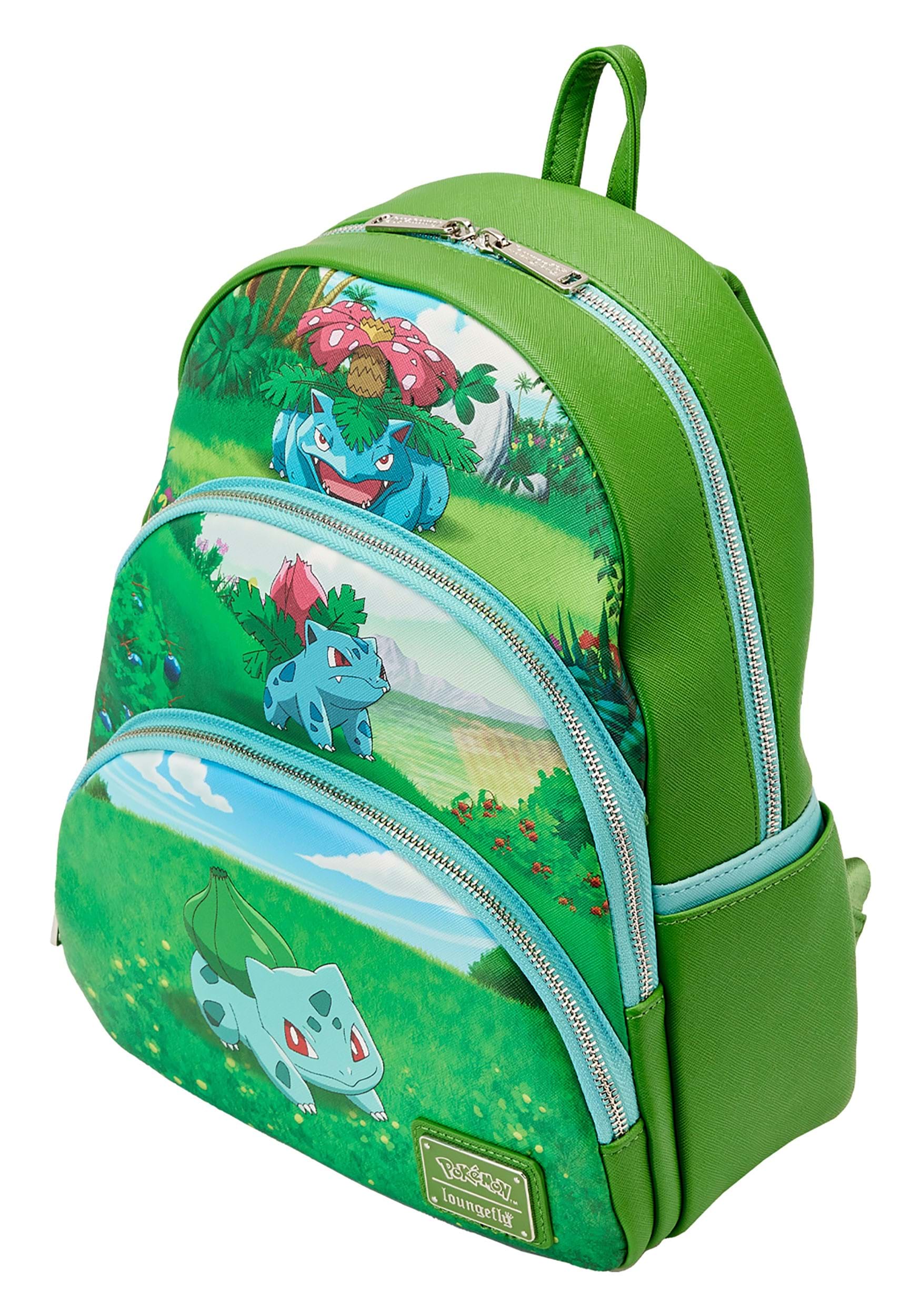 Loungefly Pokemon Bulbasaur Evolutions Triple Pocket Backpack
