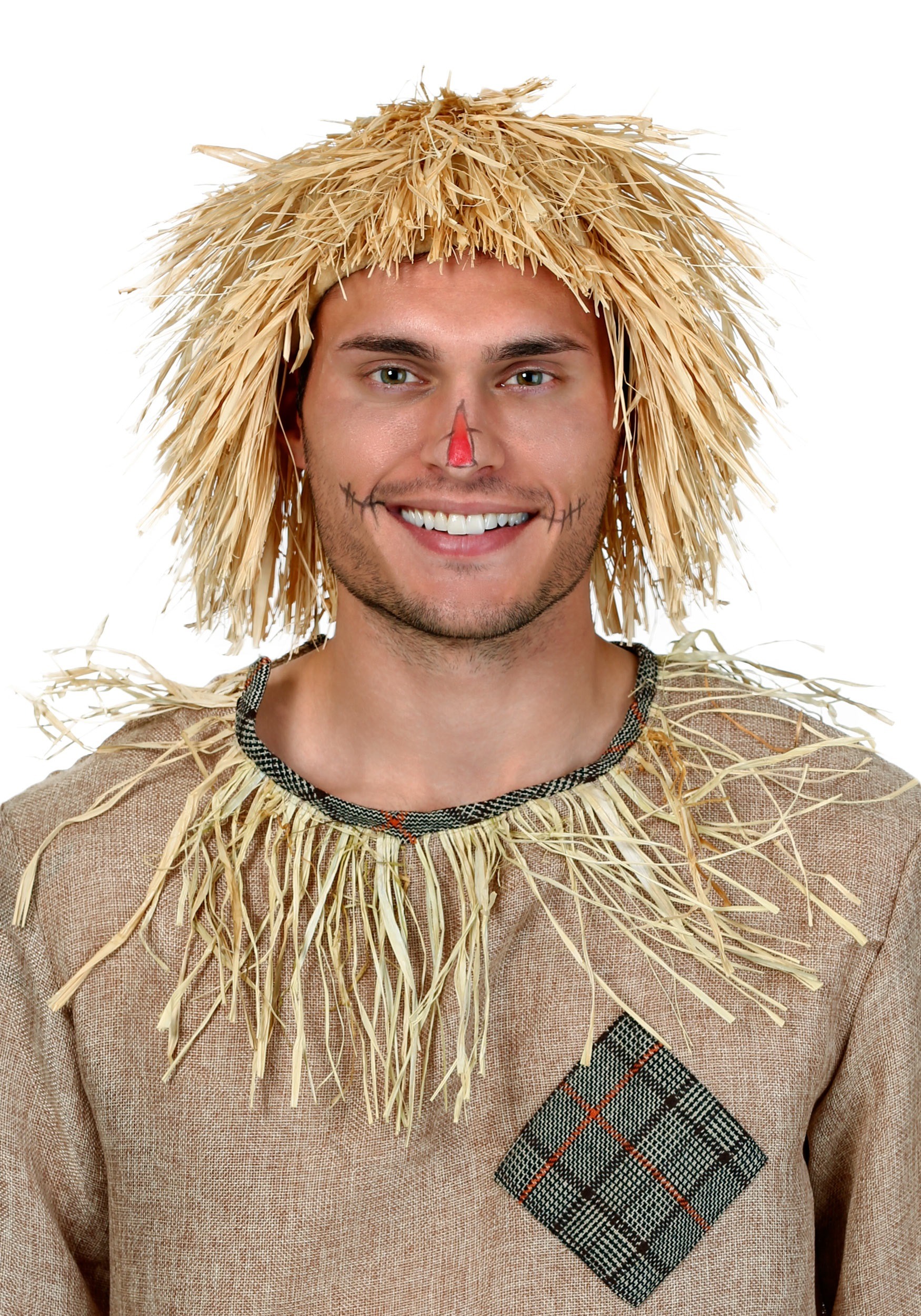 Scarecrow Hay Costume Wig for Adults 1 Scarecrow Hay Costume Wig for Adults