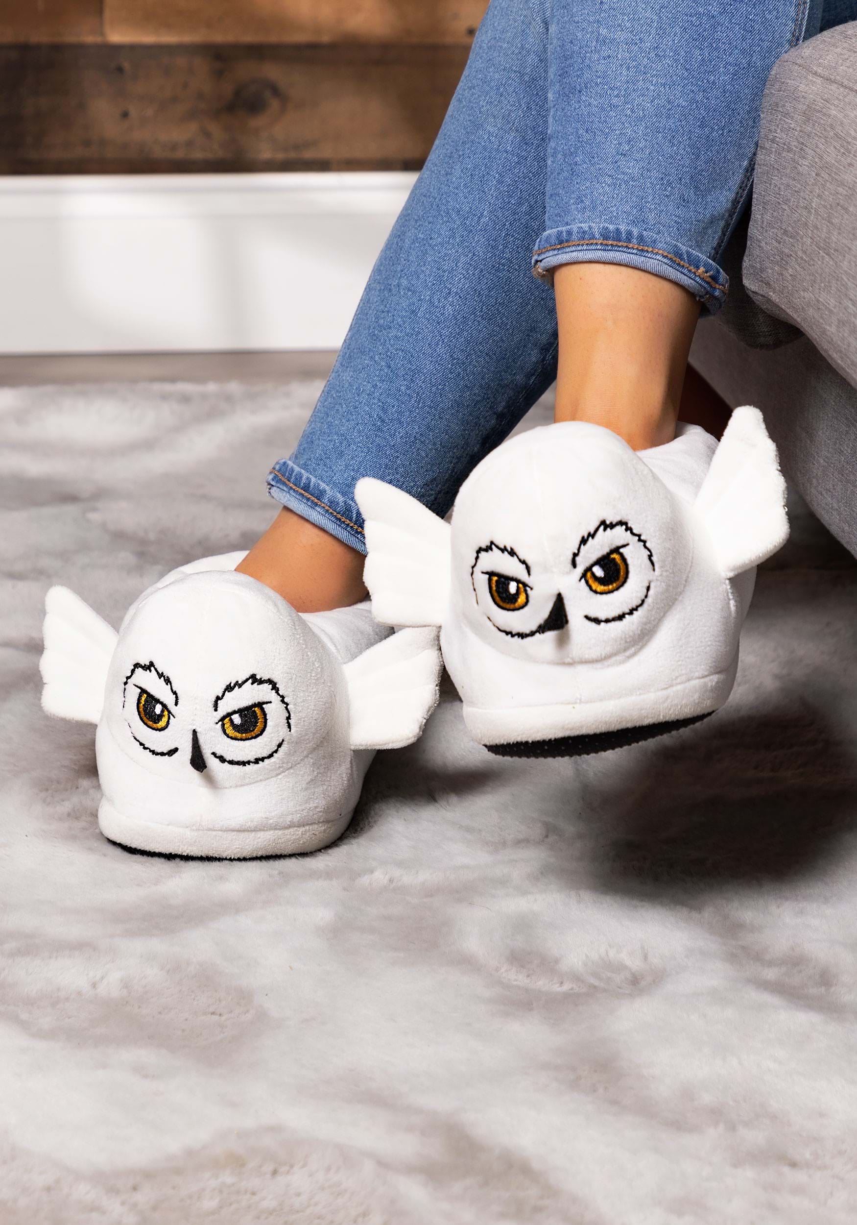Adult Harry Potter Hedwig Slippers