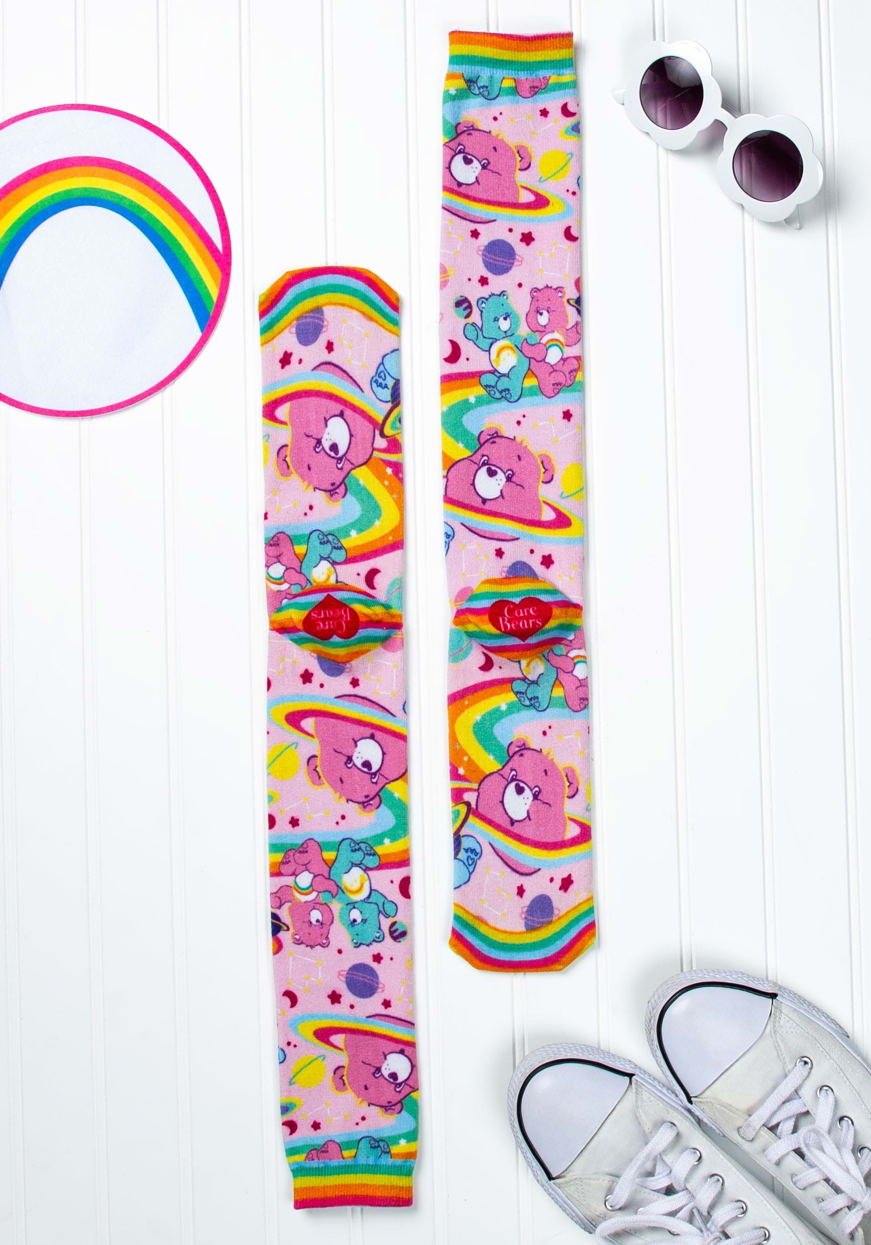Adult Friends Forever Care Bears Long Socks