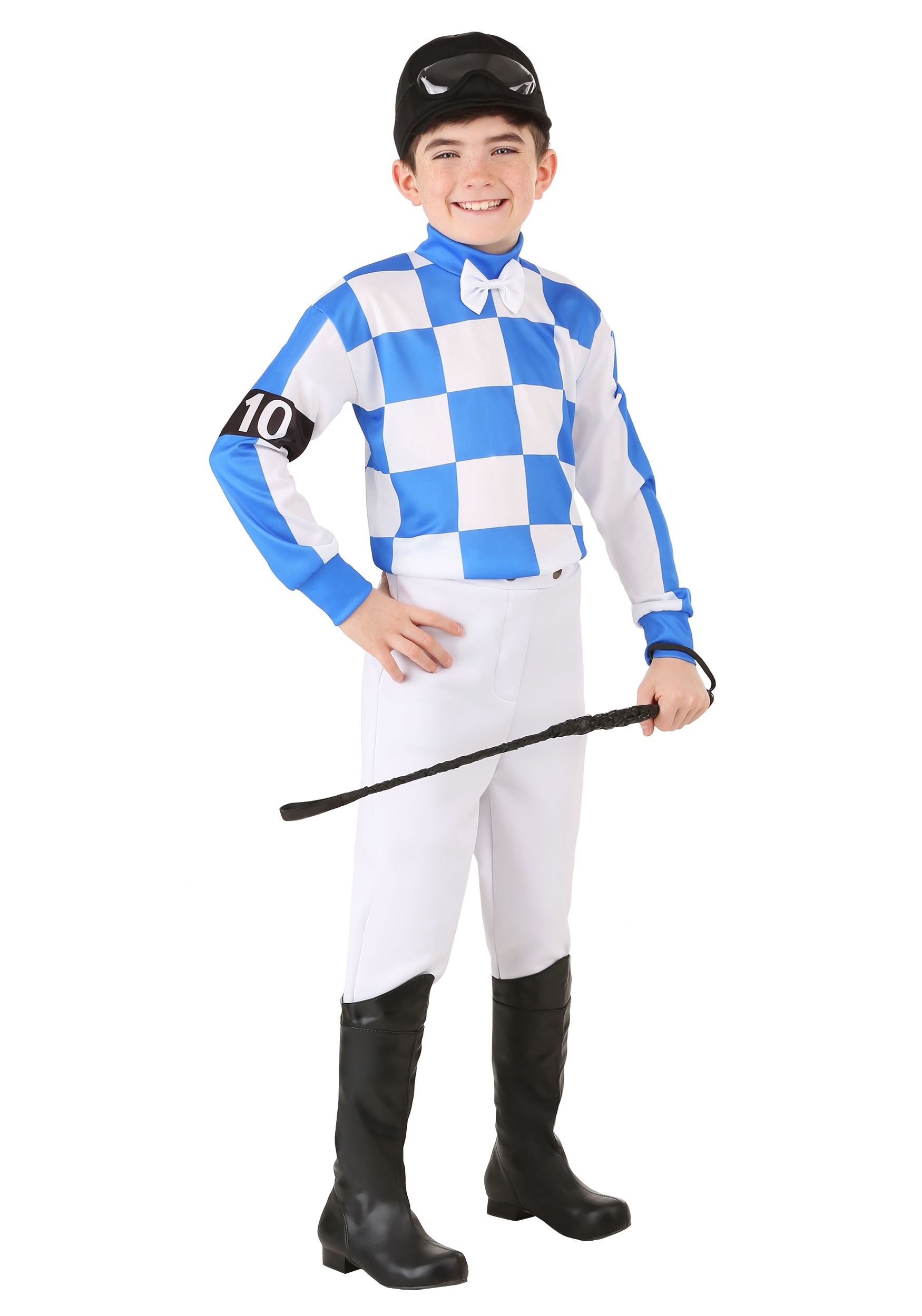 Blue Jockey Costume for Kids