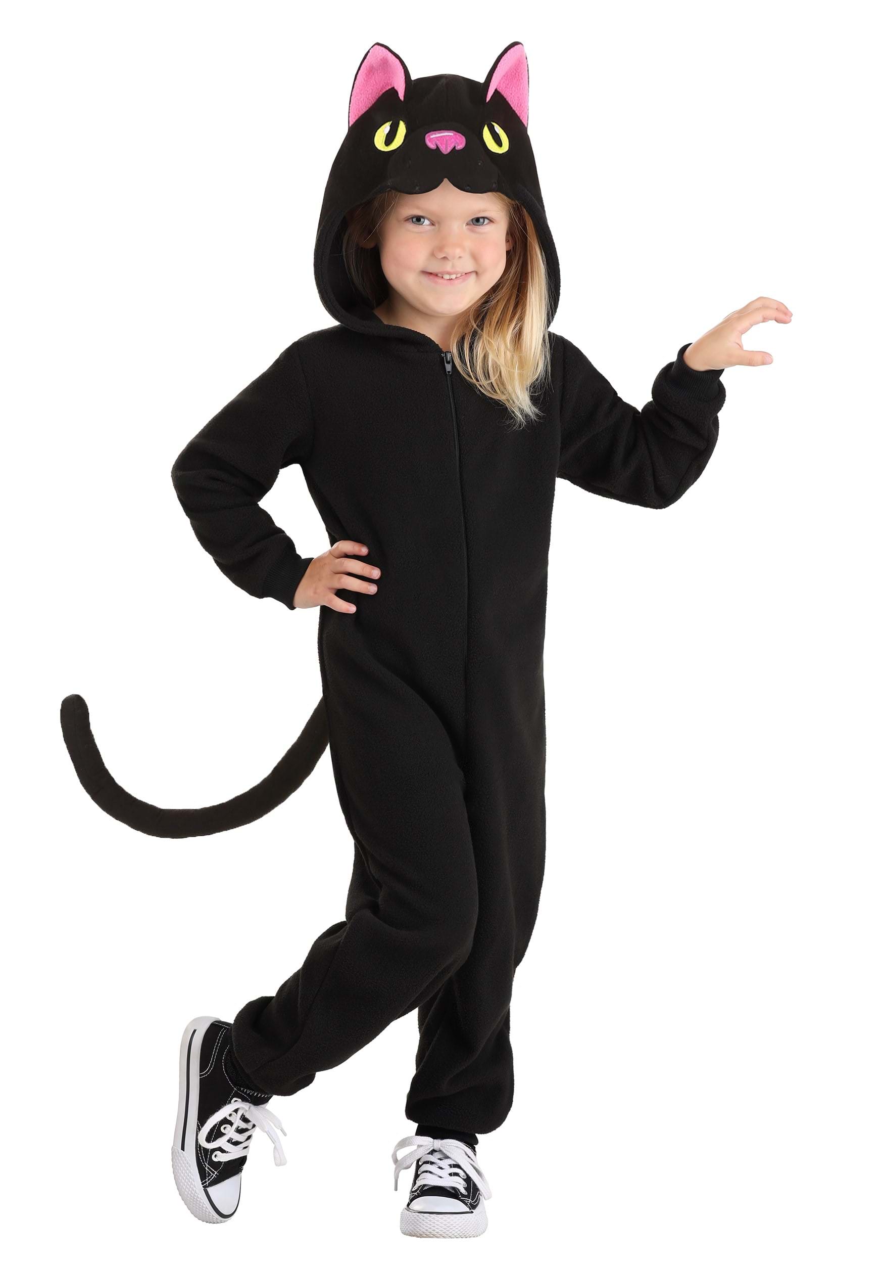Black Cat Onesie Costume for Toddlers