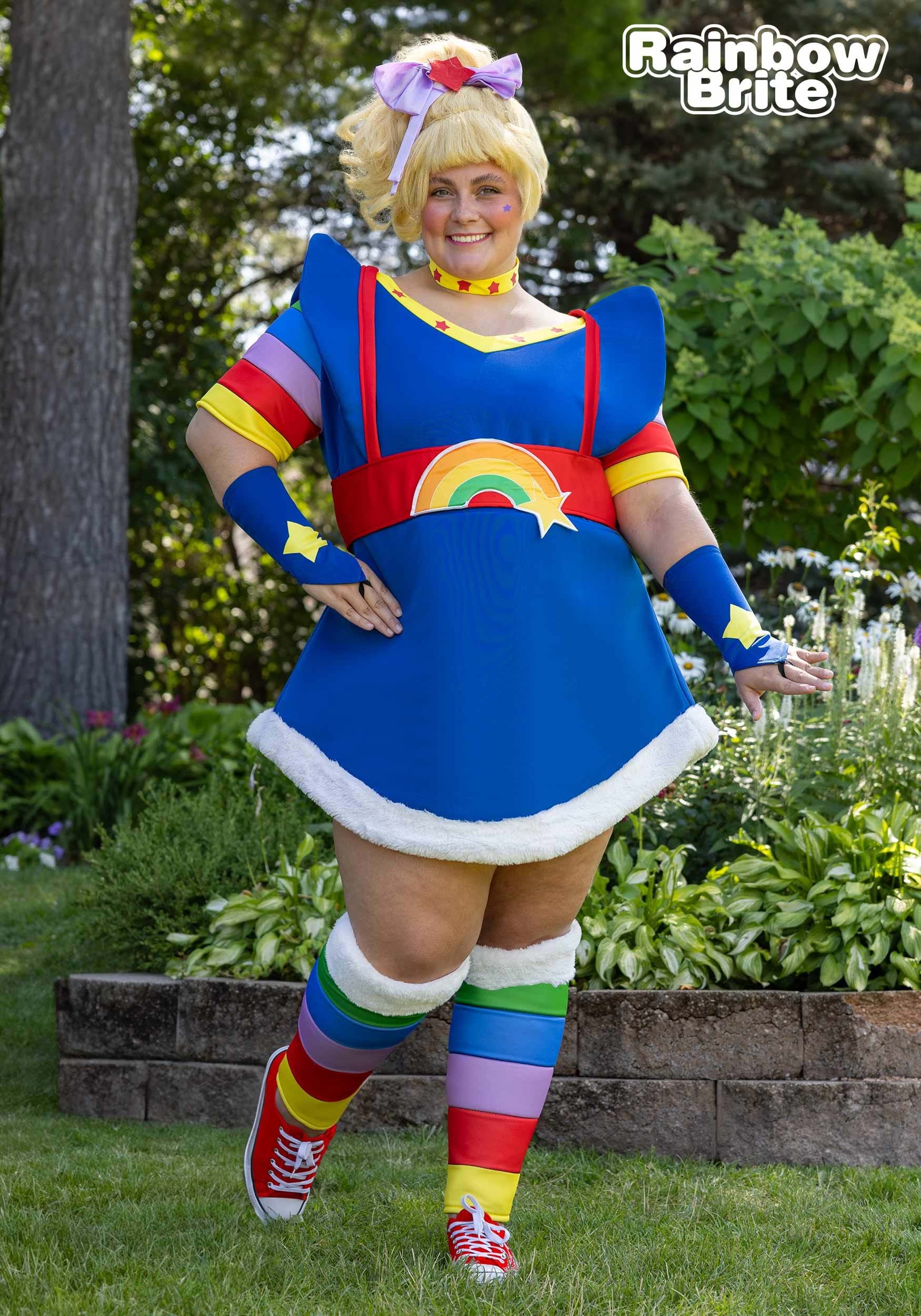 Rainbow Brite Plus Size Costume for Women 1 Rainbow Brite Plus Size Costume for Women