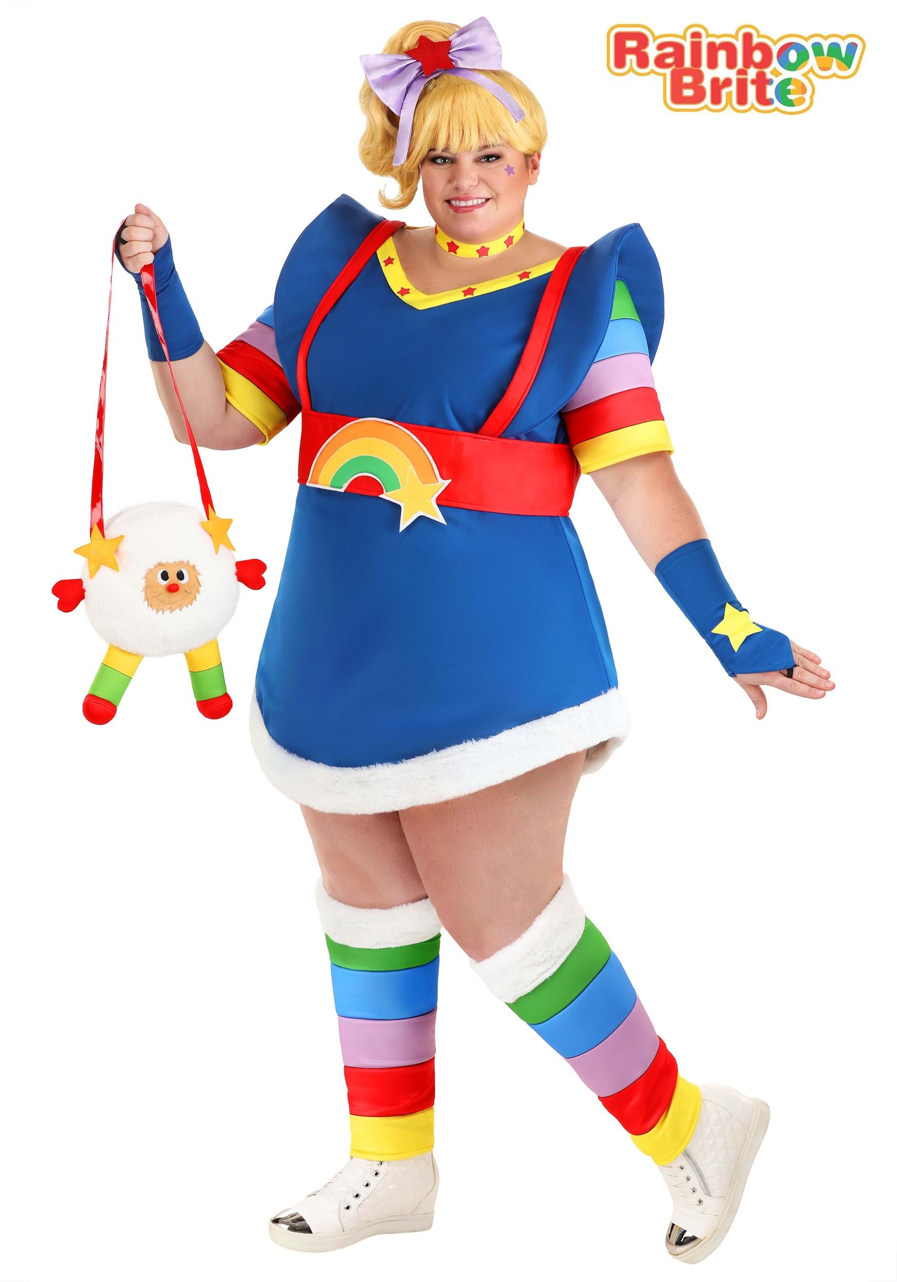 Rainbow Brite Plus Size Costume for Women 12 Rainbow Brite Plus Size Costume for Women