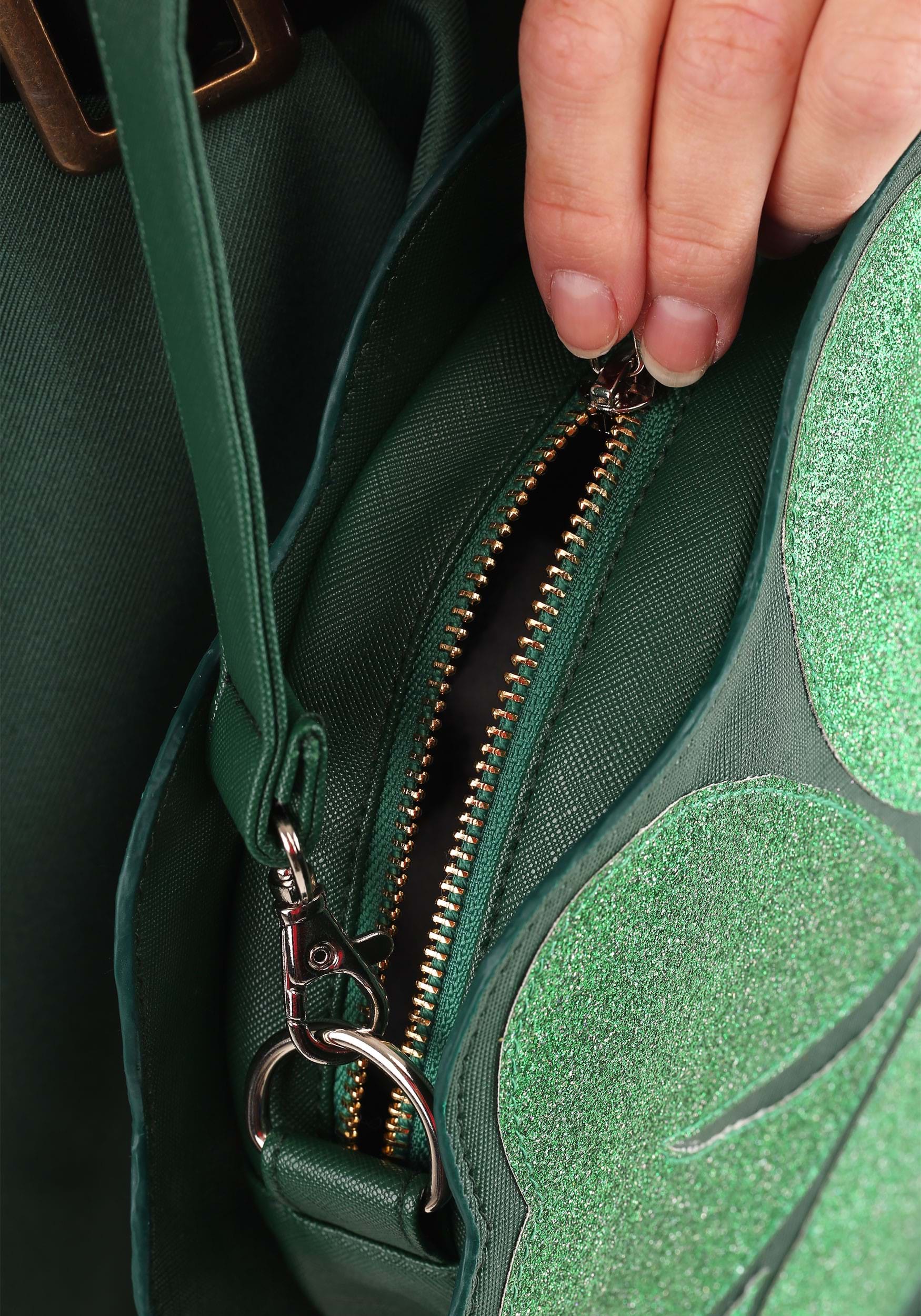 St. Patrick's Day Green 4 Leaf Clover Costume Purse