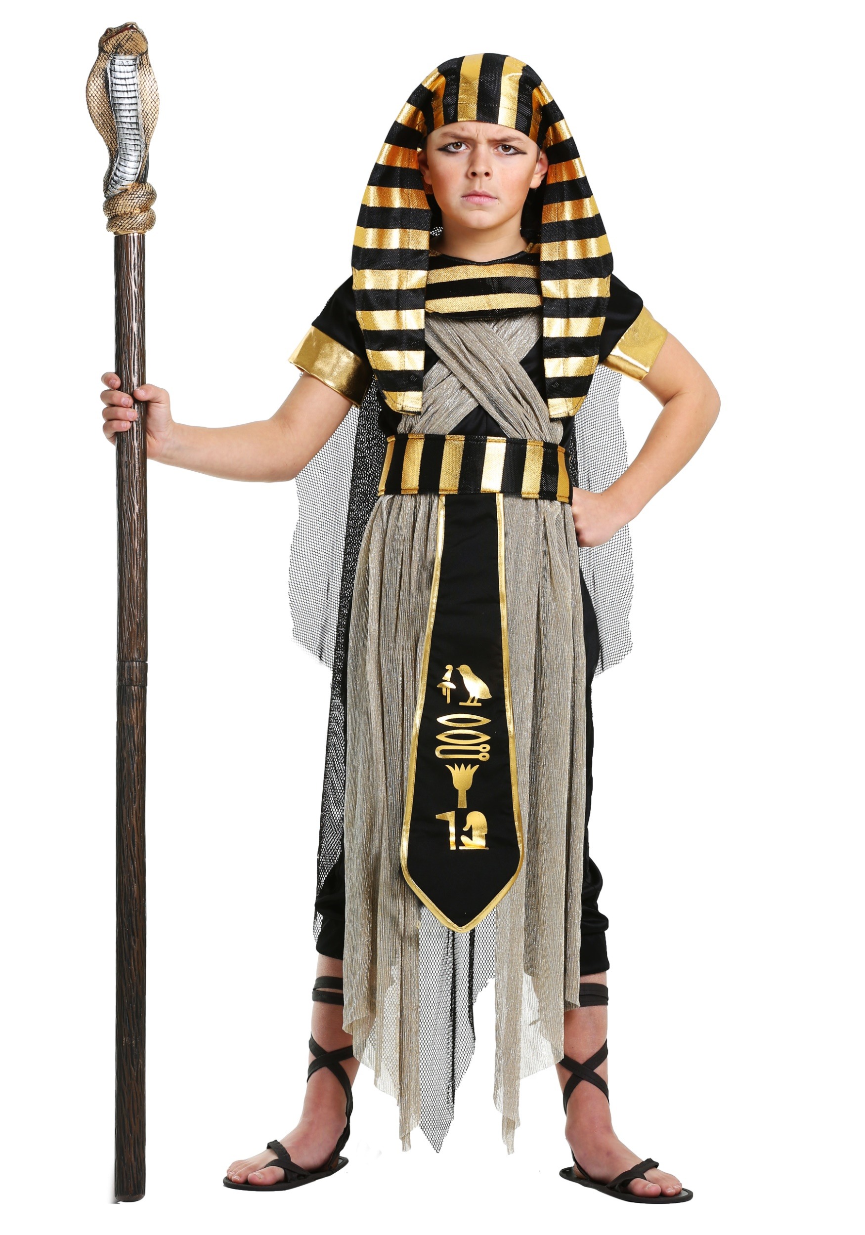 All Powerful Pharaoh Costume for Boys