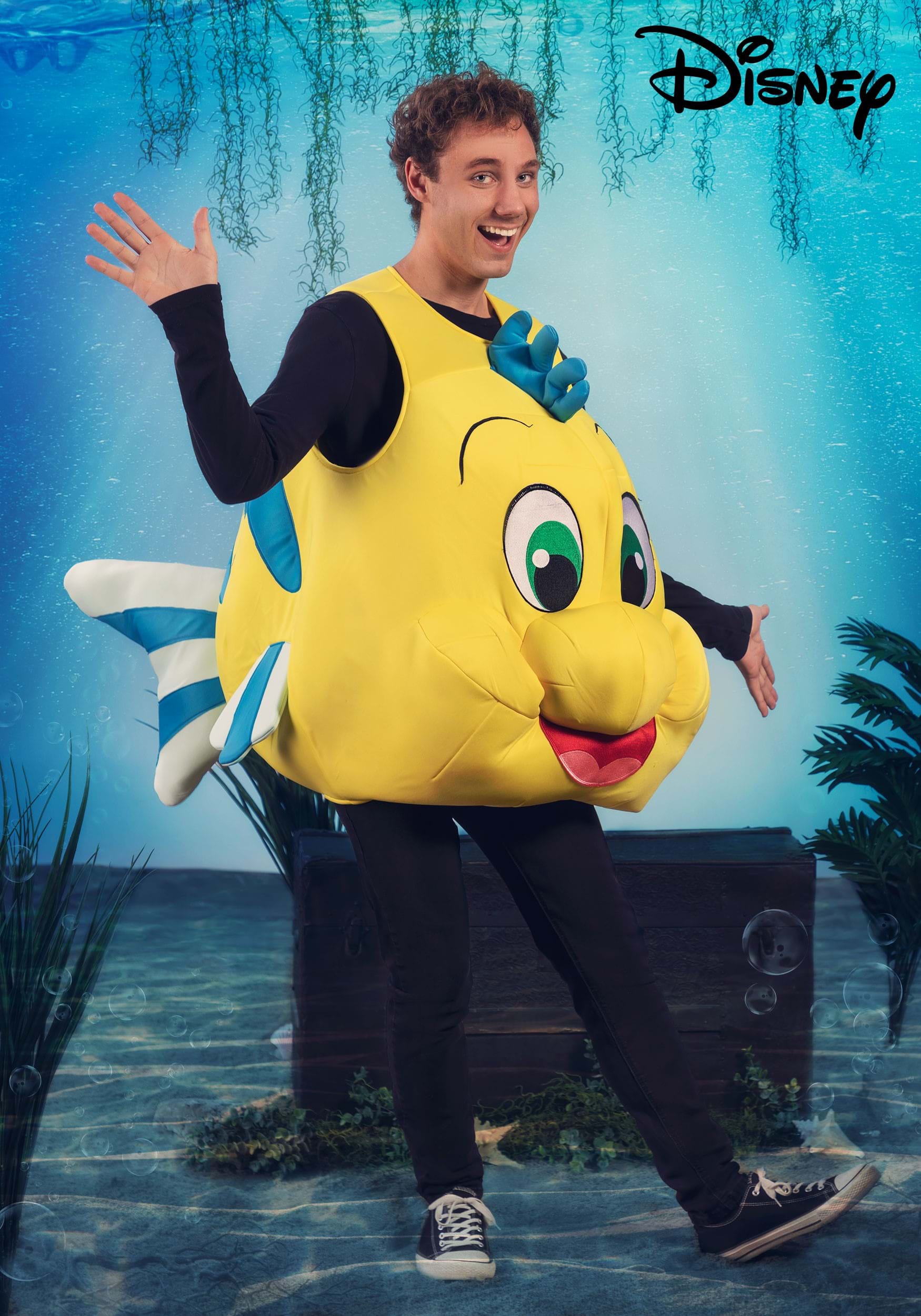 Disney The Little Mermaid Flounder Costume for Adults