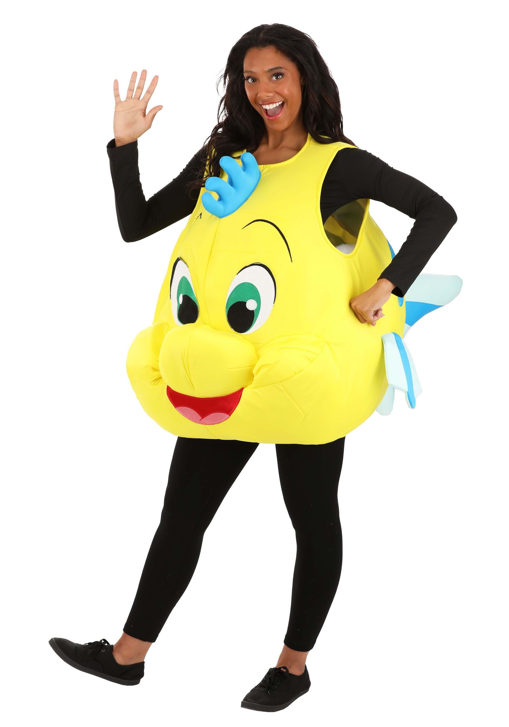 Disney The Little Mermaid Flounder Costume for Adults