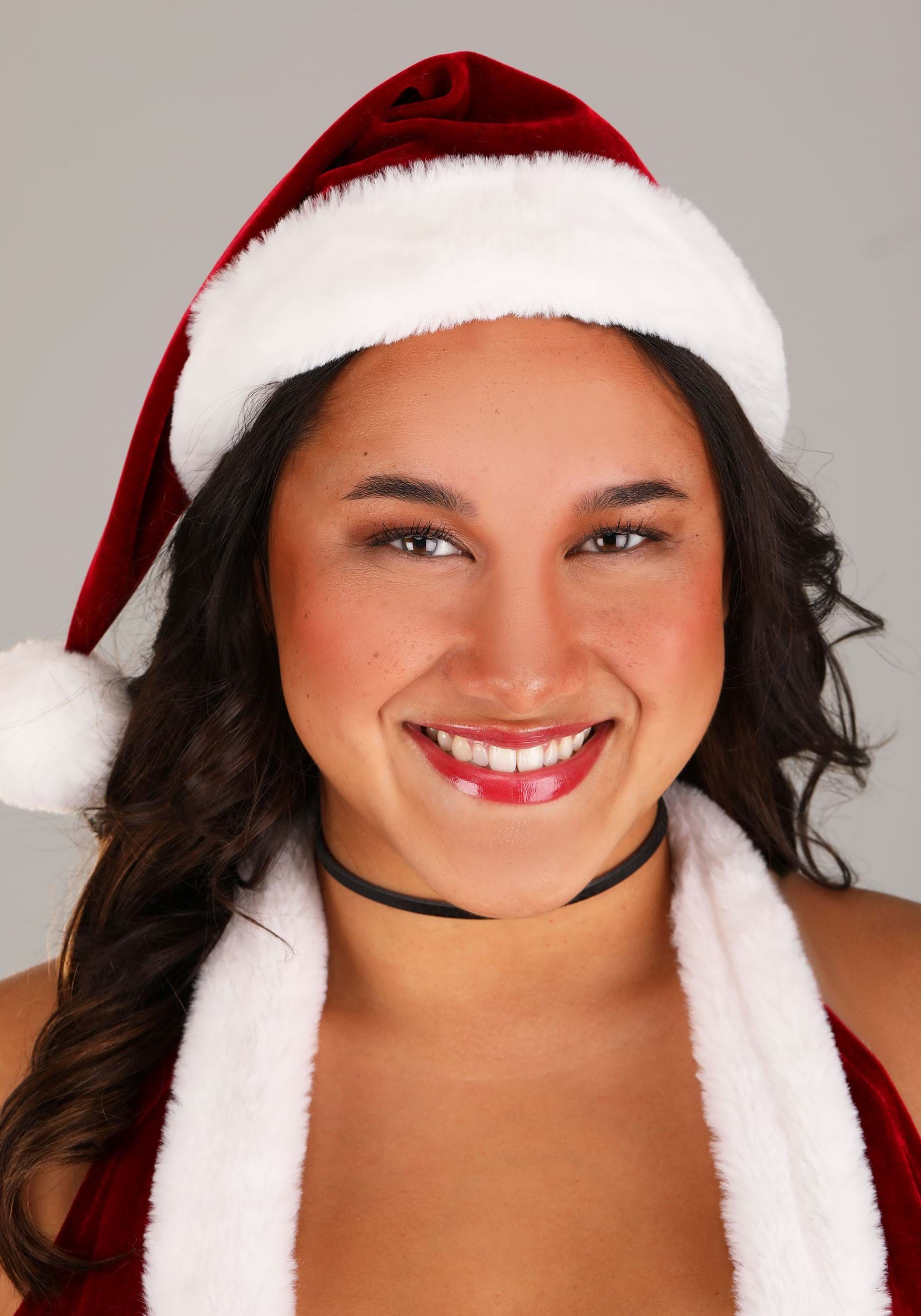 Women's Plus Size Sexy Santa Bodysuit Costume 4 Women's Plus Size Sexy Santa Bodysuit Costume
