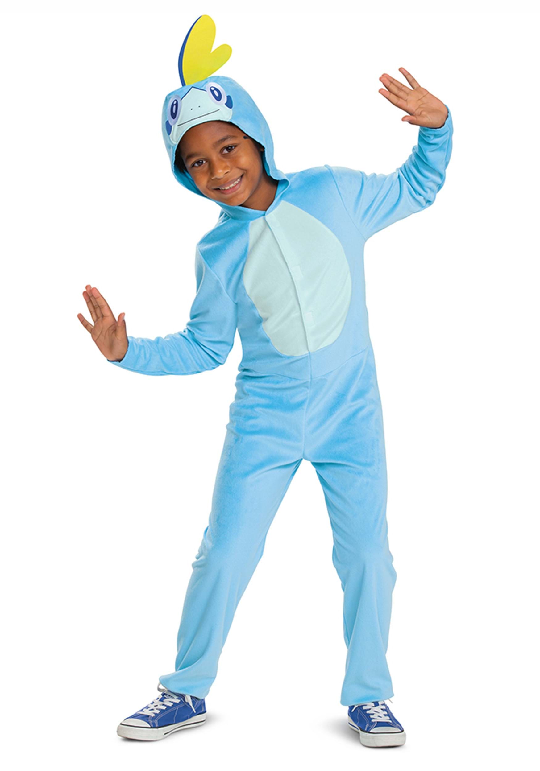 Pok茅mon Sobble Hooded Jumpsuit Classic Kid's Costume