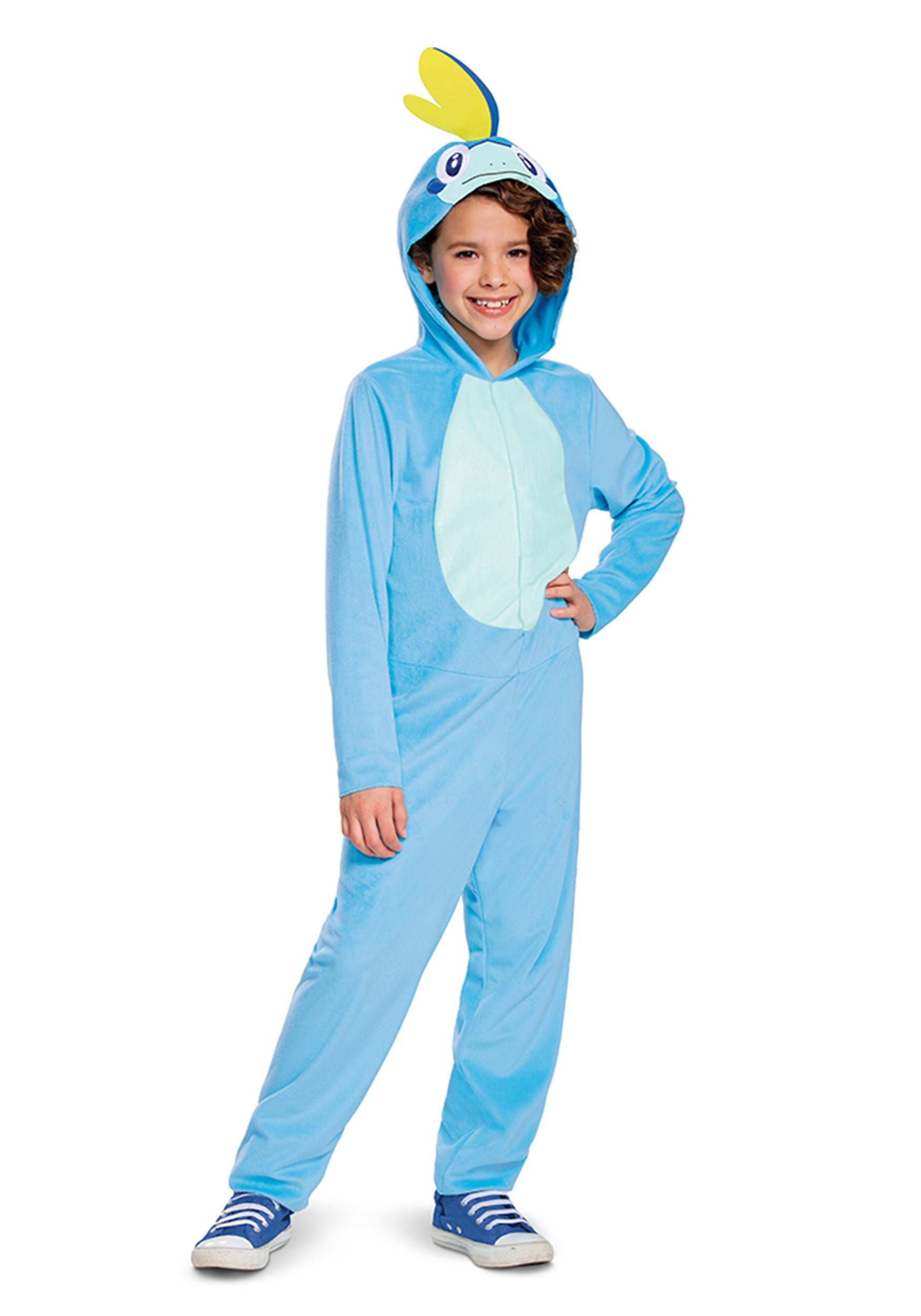 Pok茅mon Sobble Hooded Jumpsuit Classic Kid's Costume