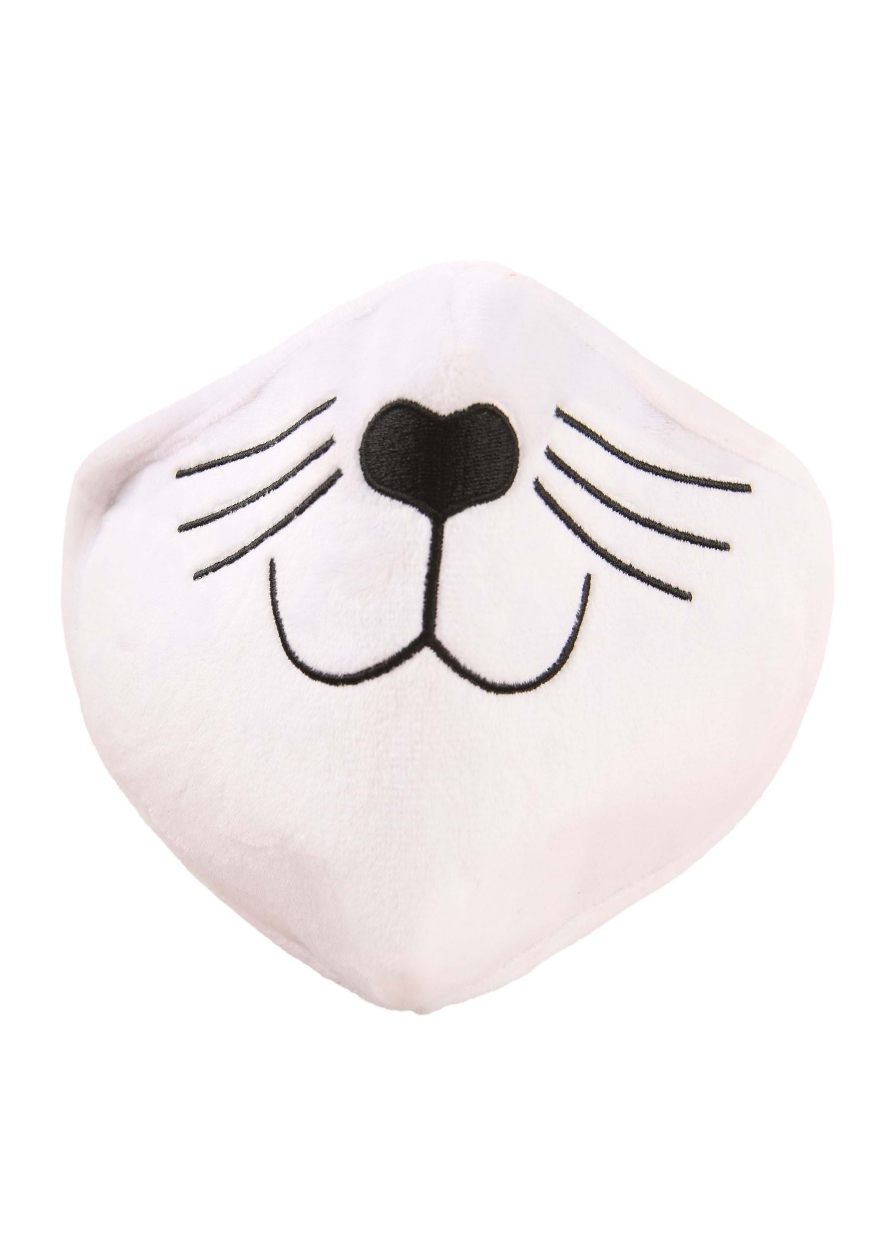 White Cat Face Mask for Adults 3 White Cat Face Mask for Adults