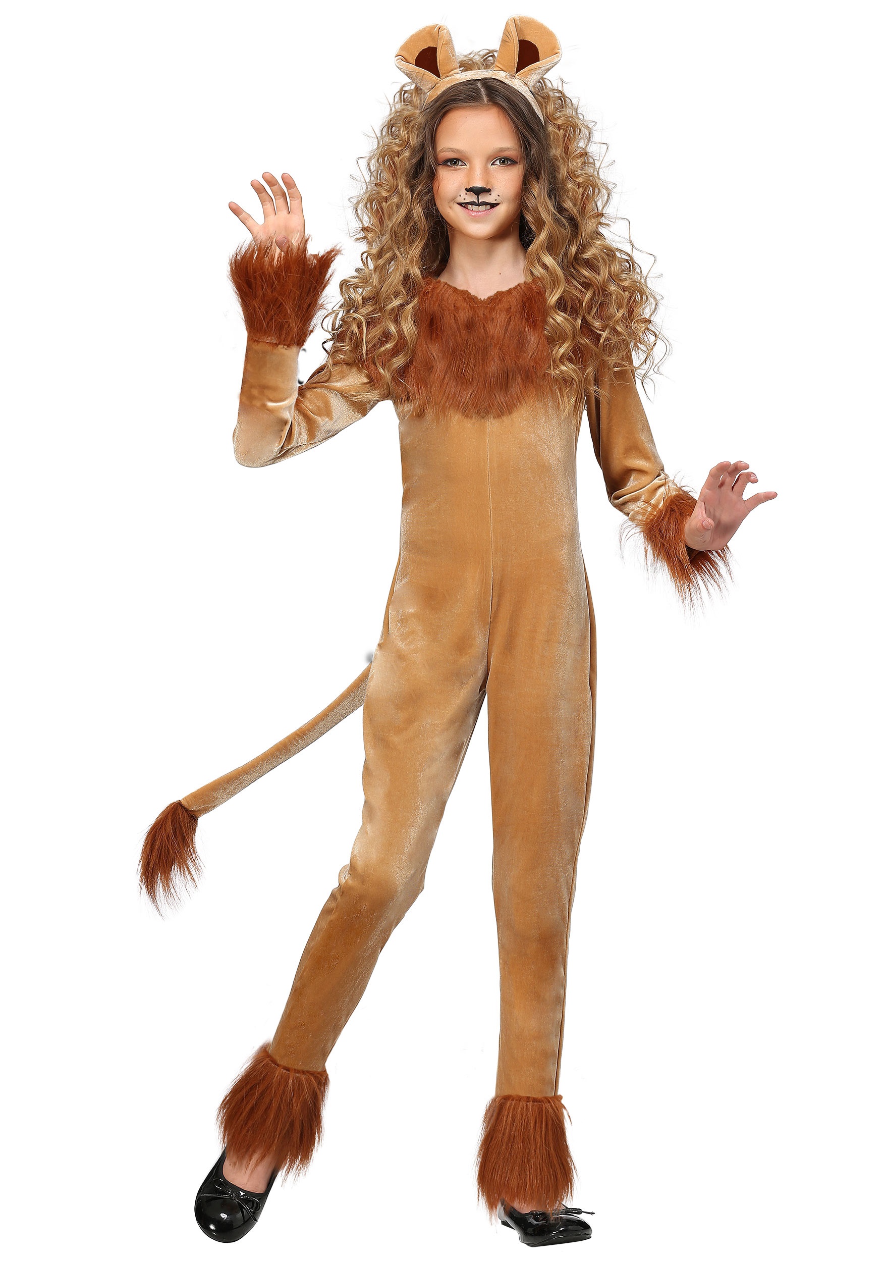 Fierce Lion Costume for Girls