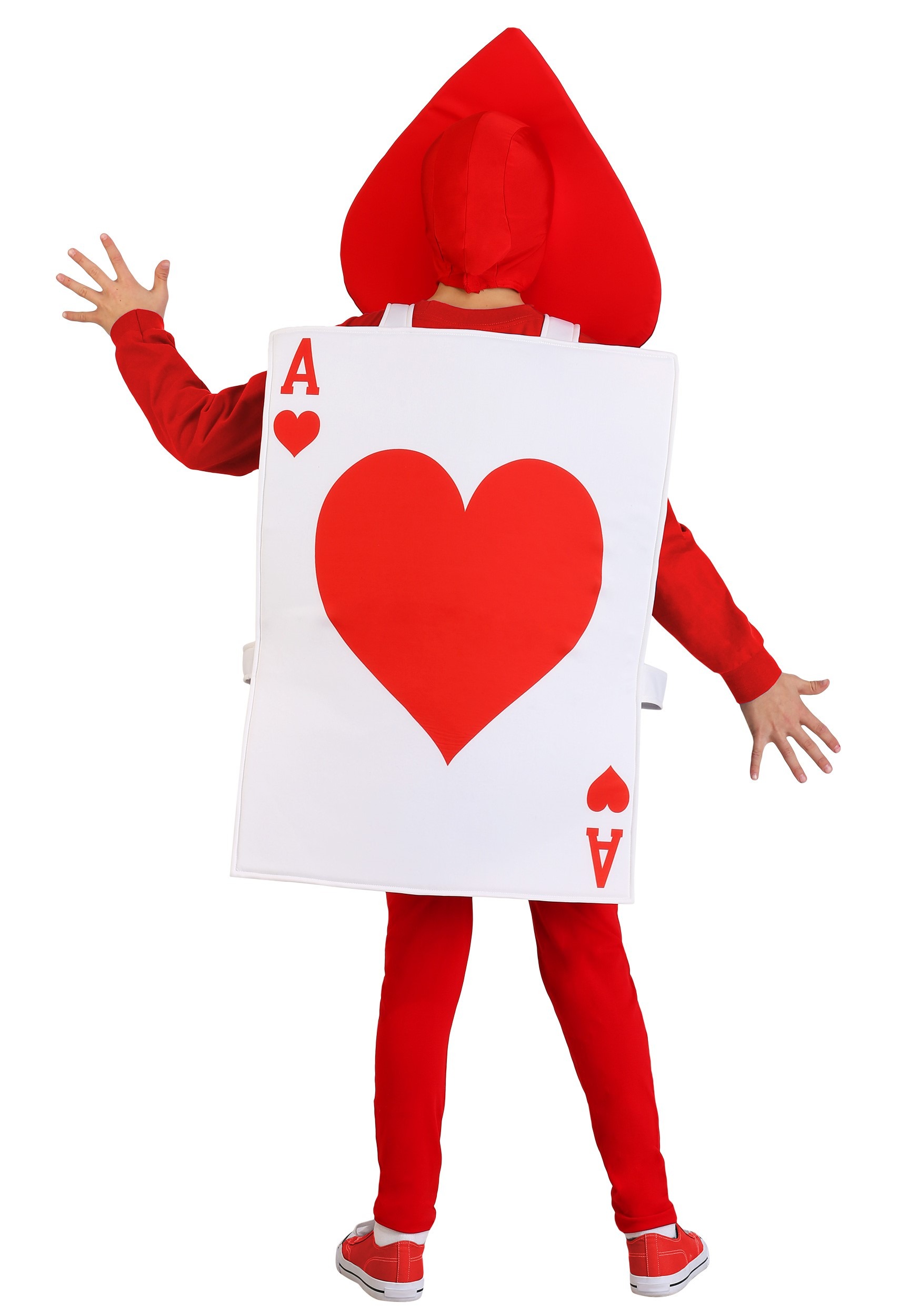 Ace of Hearts Card Costume for Kids