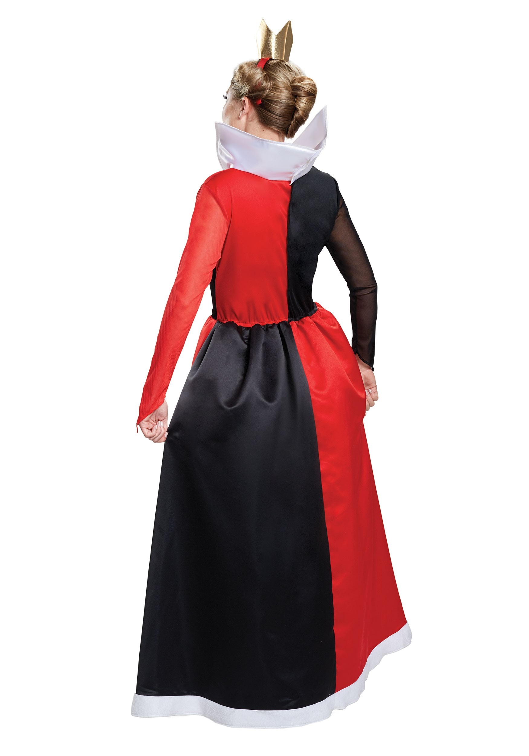 Alice in Wonderland Queen of Hearts Deluxe Costume for Women