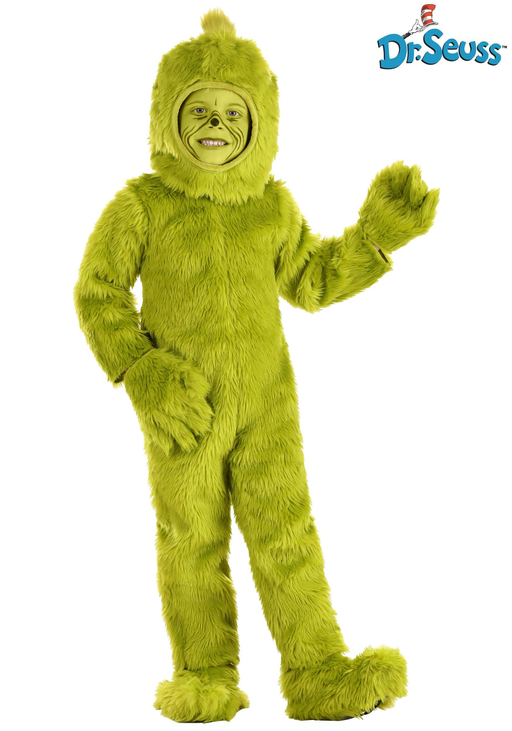 Dr. Seuss Grinch Open Face Toddler Costume