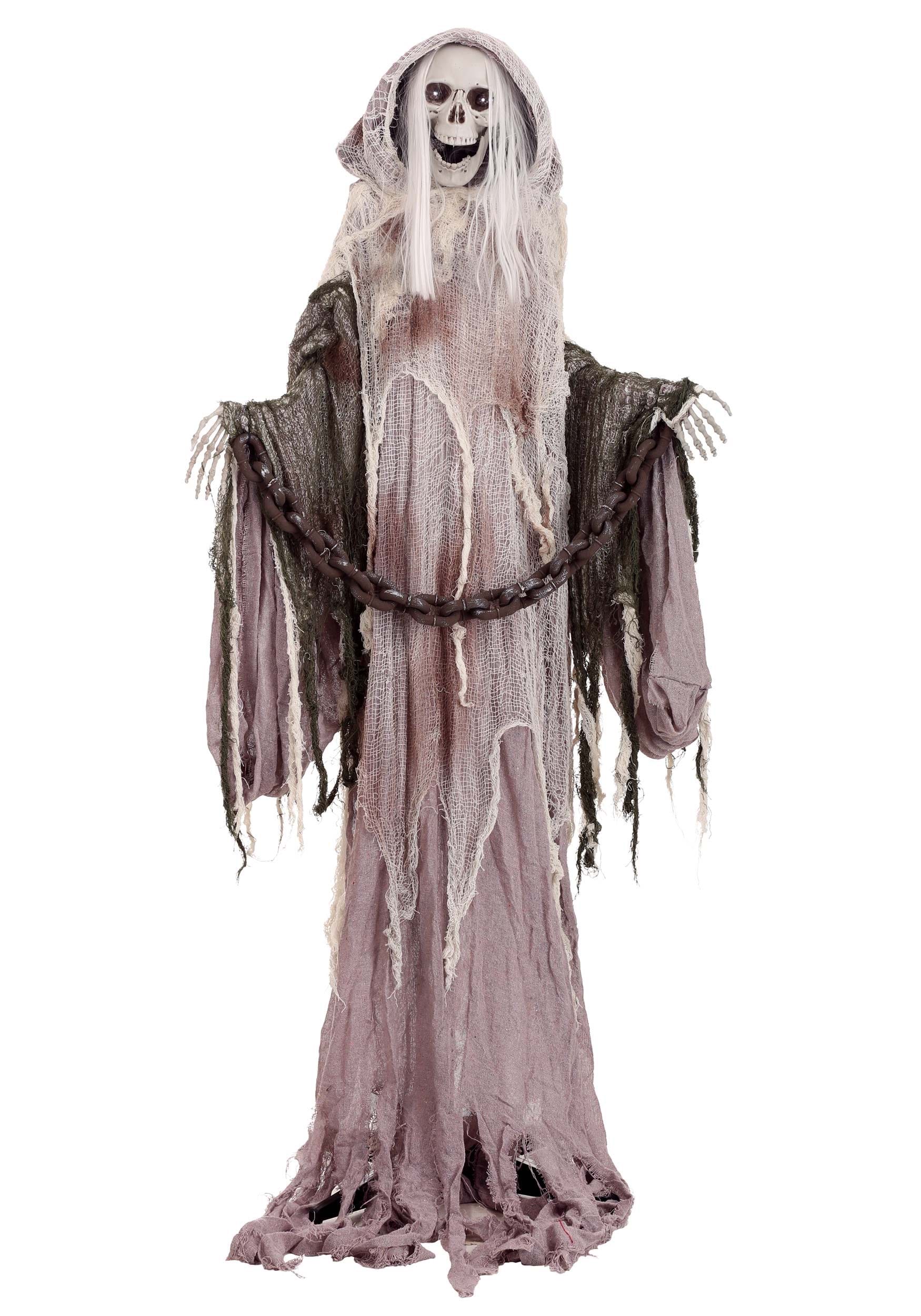 6FT Animated Standing Ghoul Decoration - Scream Saver 5 6FT Animated Standing Ghoul Decoration - Scream Saver