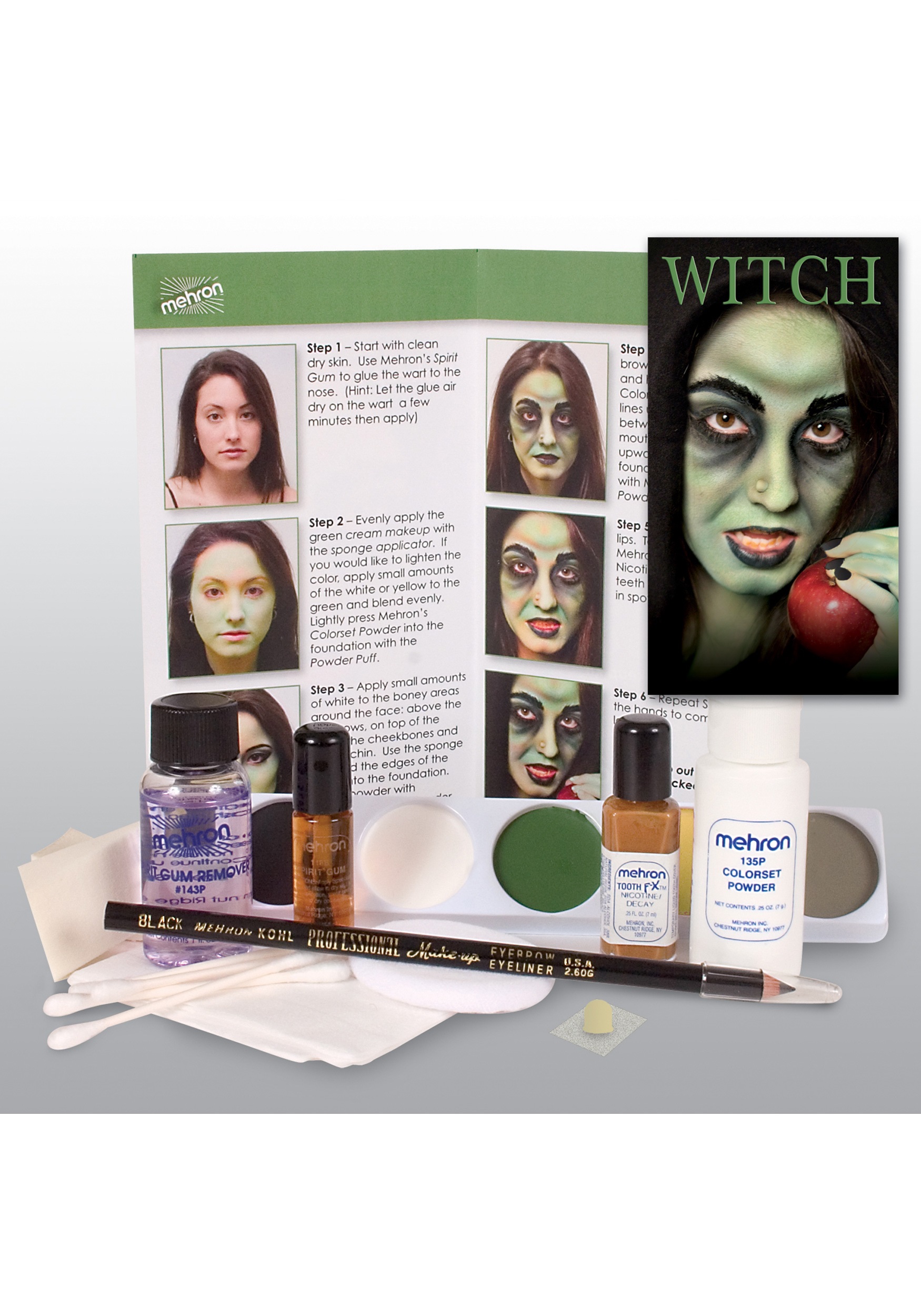 Professional Makeup Kit for Witch Look
