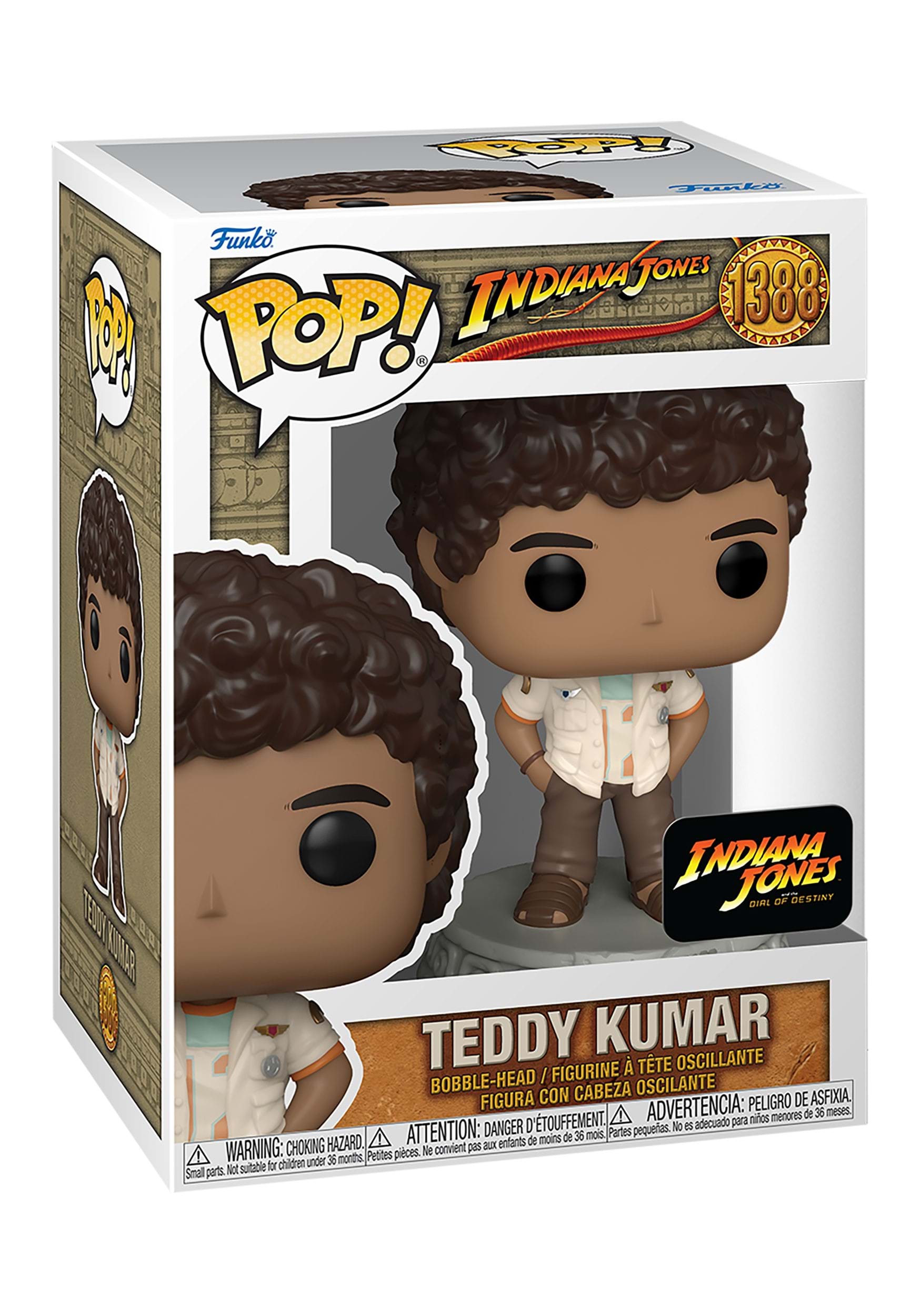 POP! Movies: Indiana Jones Dial of Destiny - Teddy Kumar Vinyl Figure