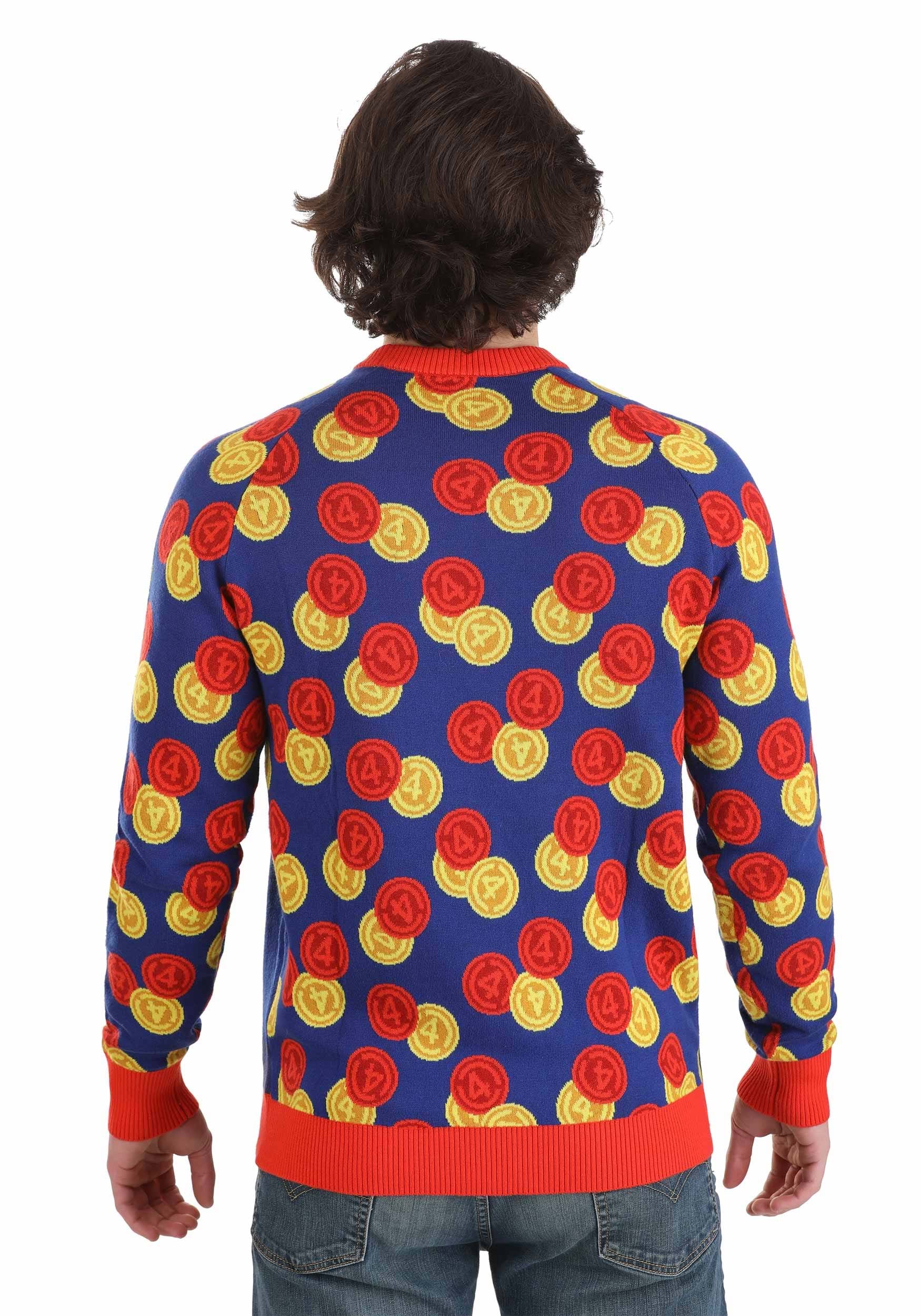 Hasbro Connect Four Sweater for Adults 3 Hasbro Connect Four Sweater for Adults