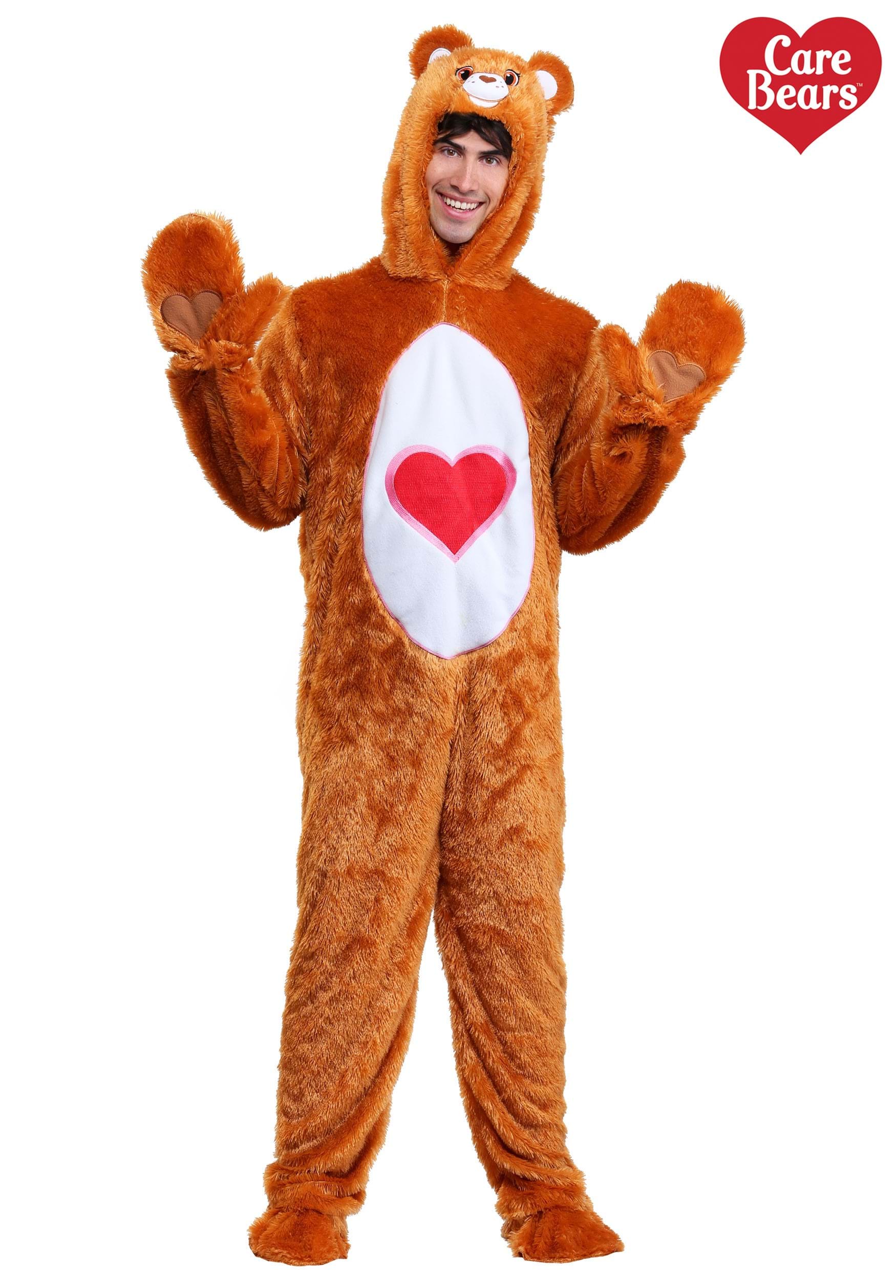 Care Bears Adult Classic Tenderheart Bear Costume 1 Care Bears Adult Classic Tenderheart Bear Costume
