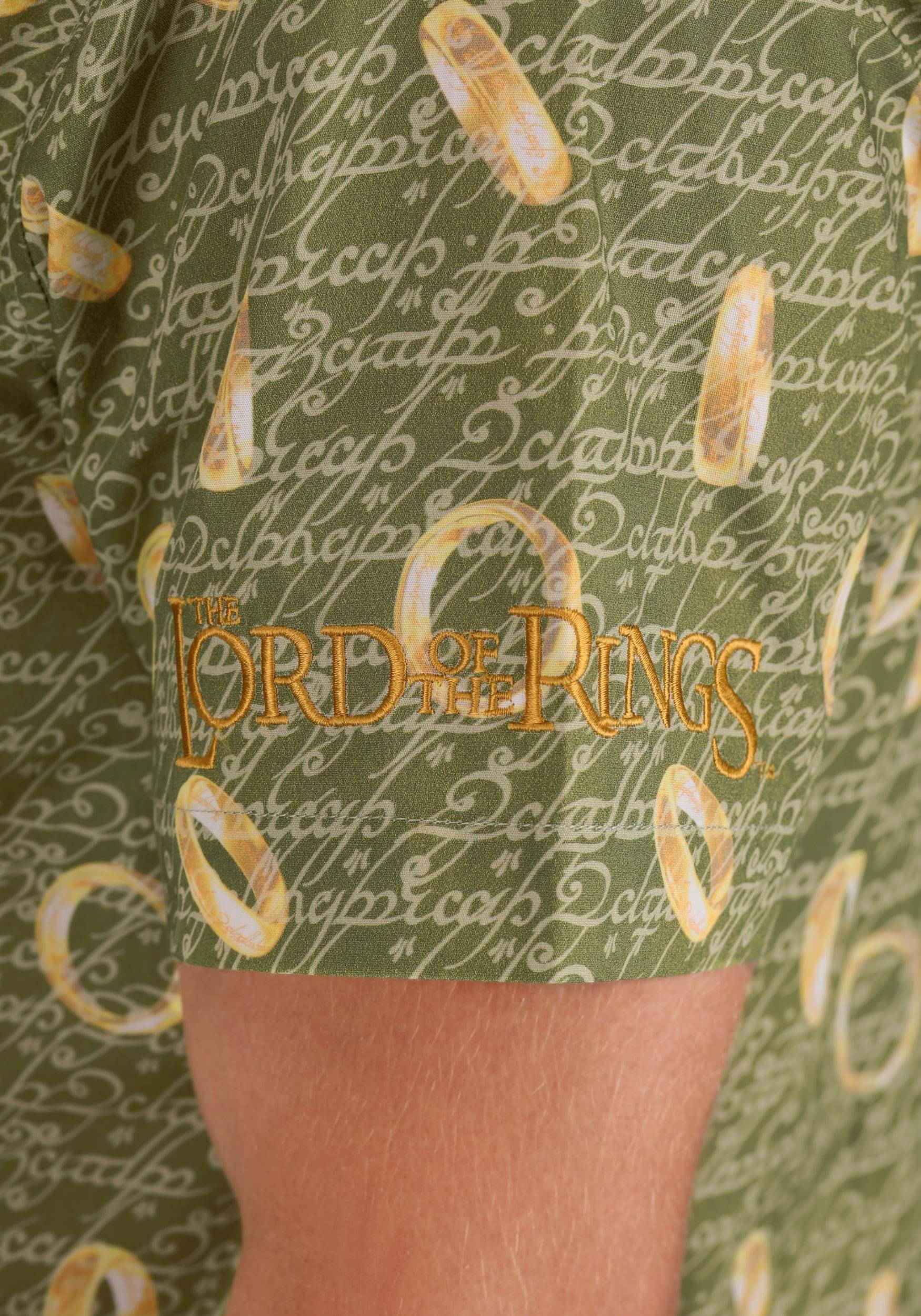 The One Ring Lord of the Rings Button Up Shirt 3 The One Ring Lord of the Rings Button Up Shirt