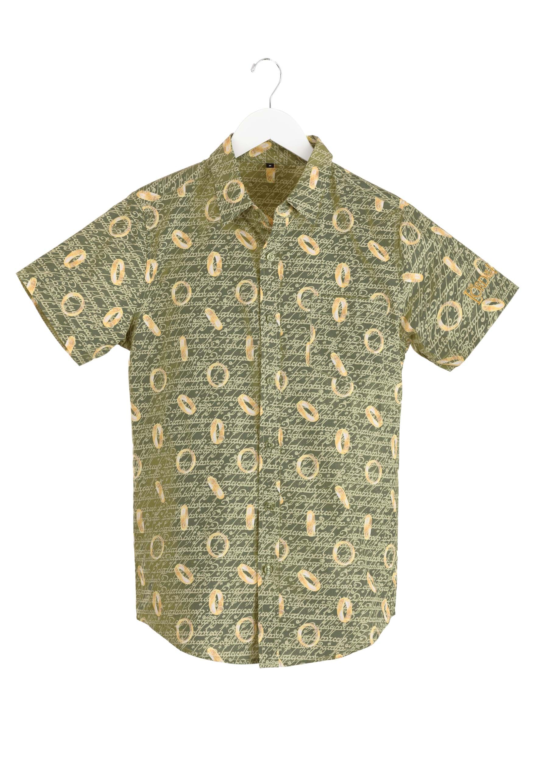 The One Ring Lord of the Rings Button Up Shirt 5 The One Ring Lord of the Rings Button Up Shirt
