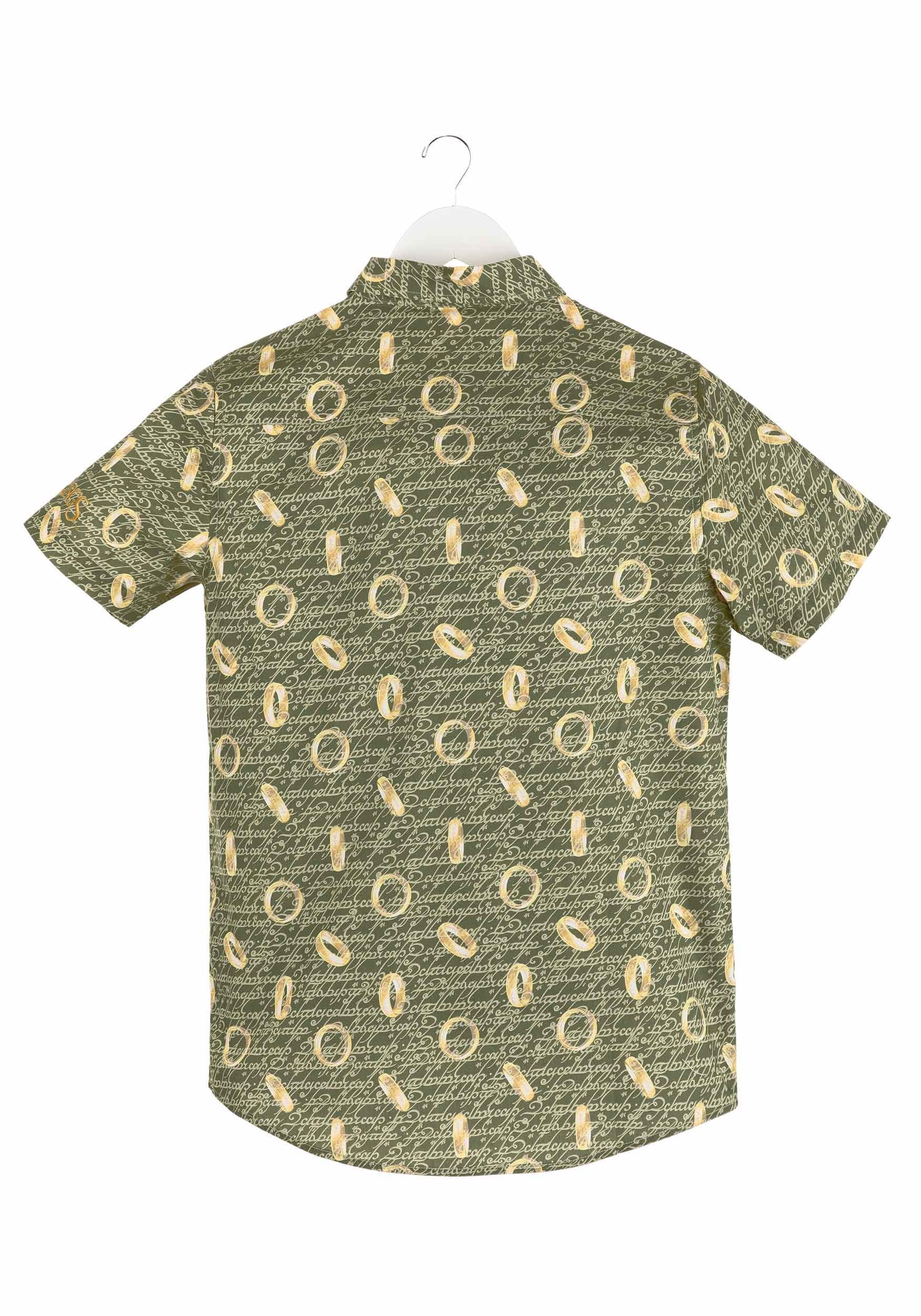 The One Ring Lord of the Rings Button Up Shirt 6 The One Ring Lord of the Rings Button Up Shirt