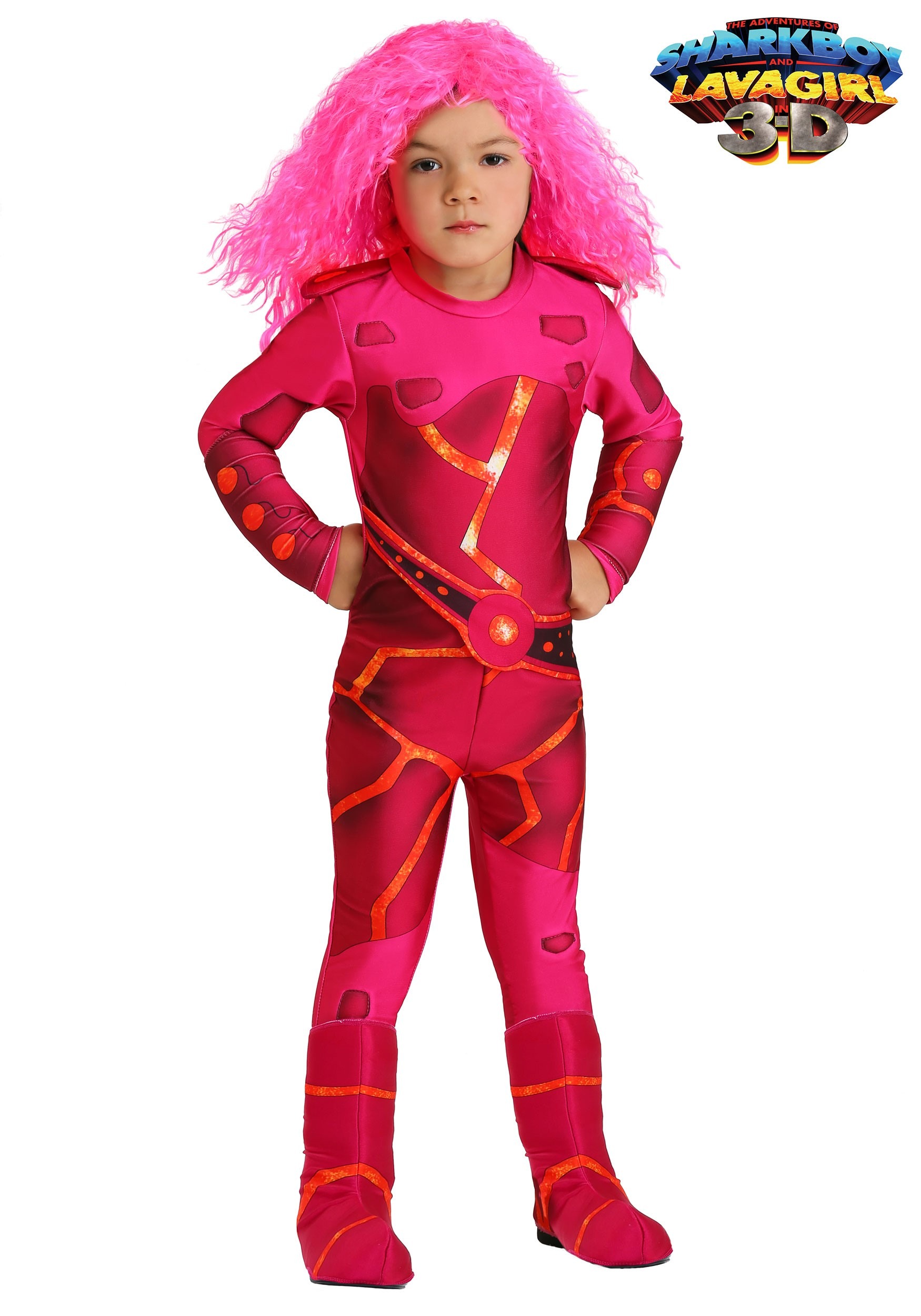 Lavagirl Toddler Costume