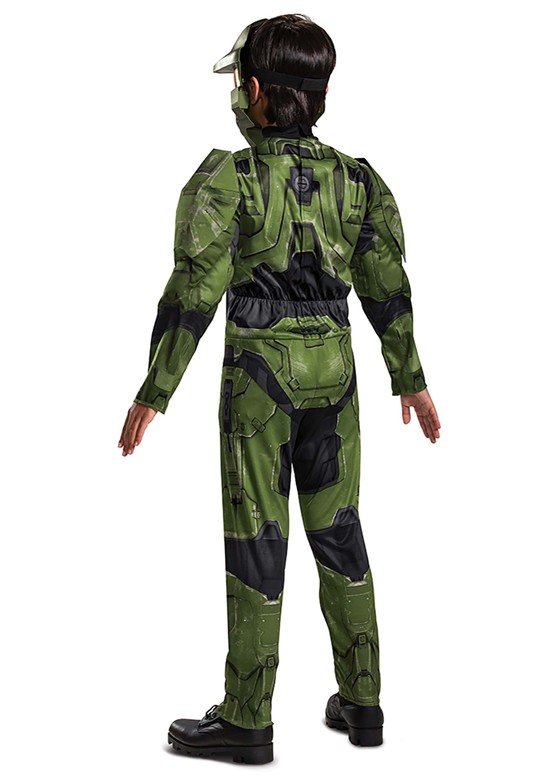 Halo Infinite Master Chief Muscle Kid's Costume