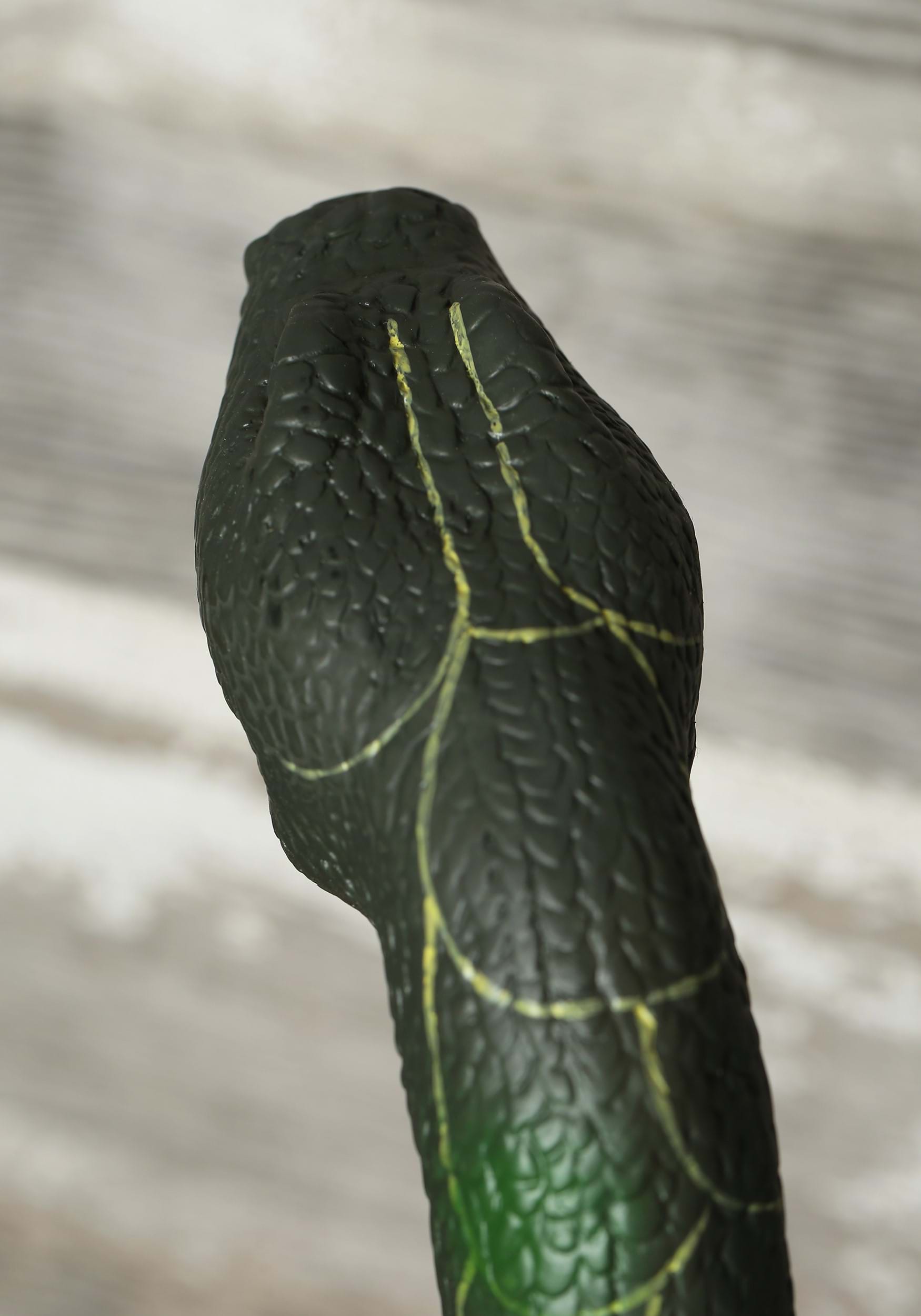 15-Inch Animated Striking Snake Decoration
