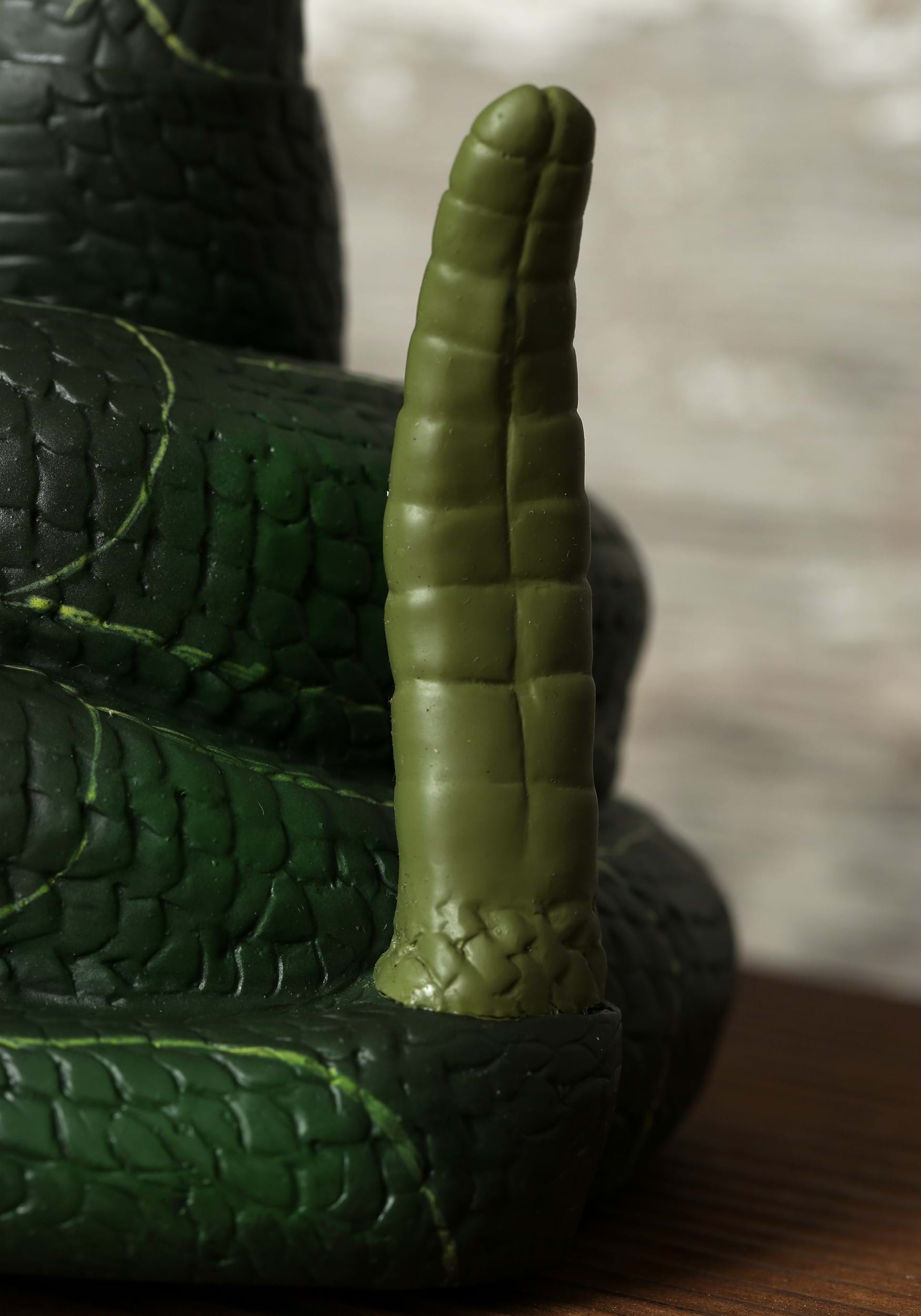 15-Inch Animated Striking Snake Decoration