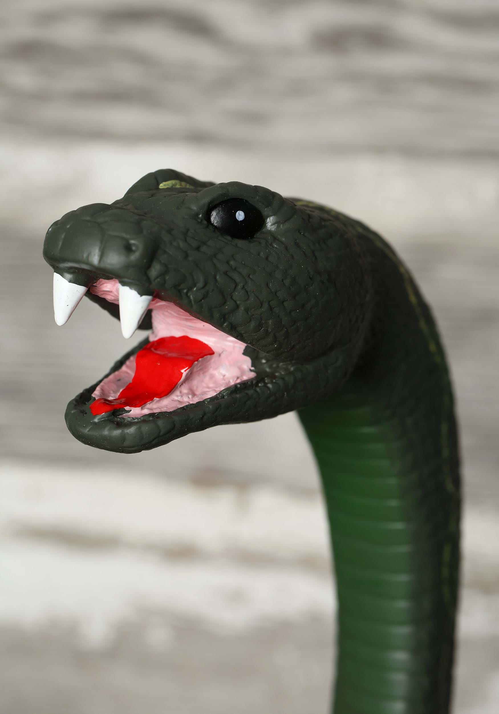 15-Inch Animated Striking Snake Decoration