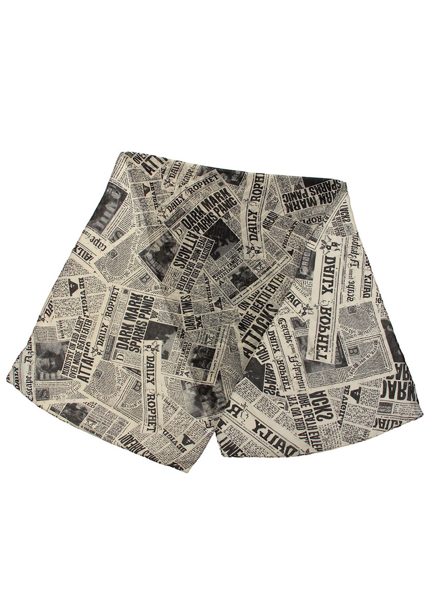 Lightweight Daily Prophet Newspaper Print Harry Potter Scarf