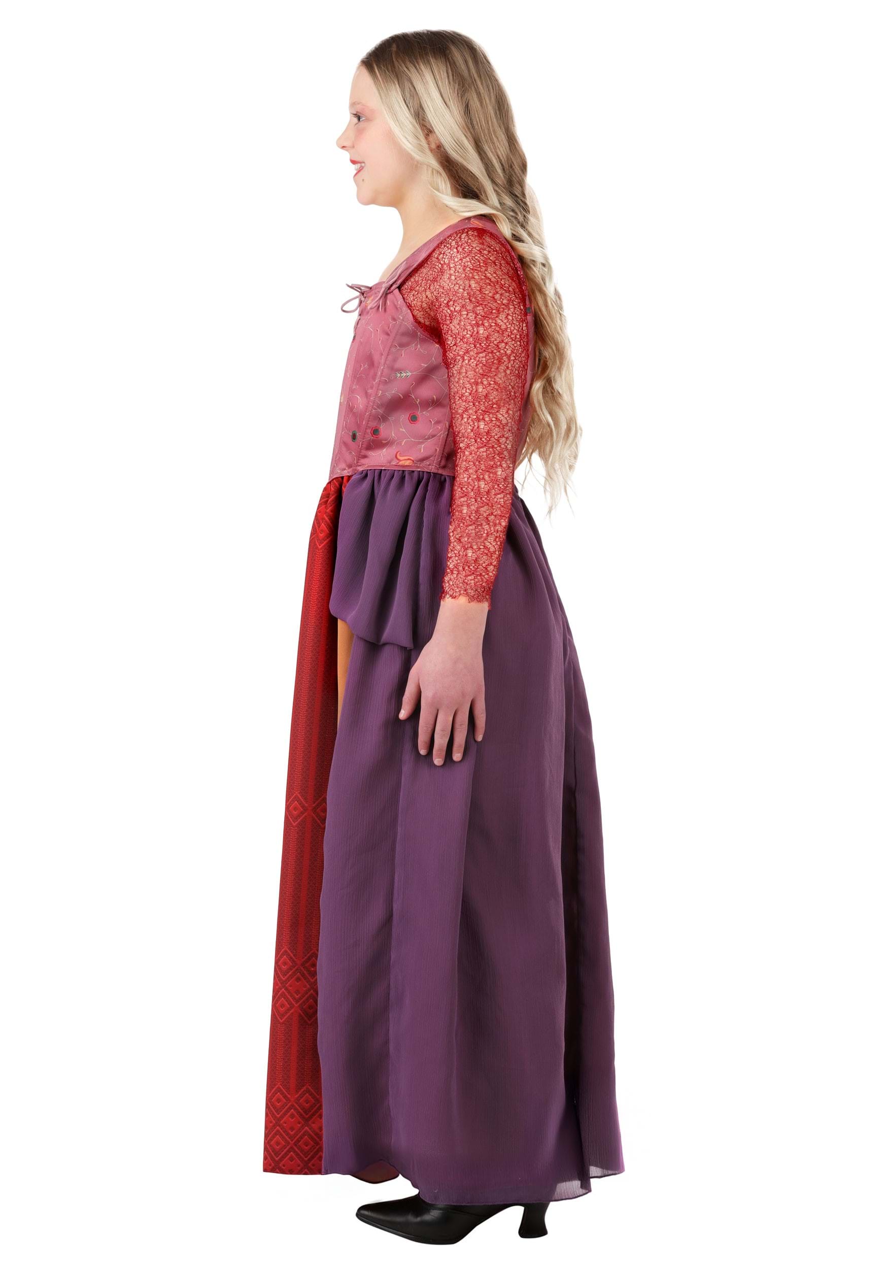 Girl's Deluxe Disney Hocus Pocus Sarah Sanderson Costume