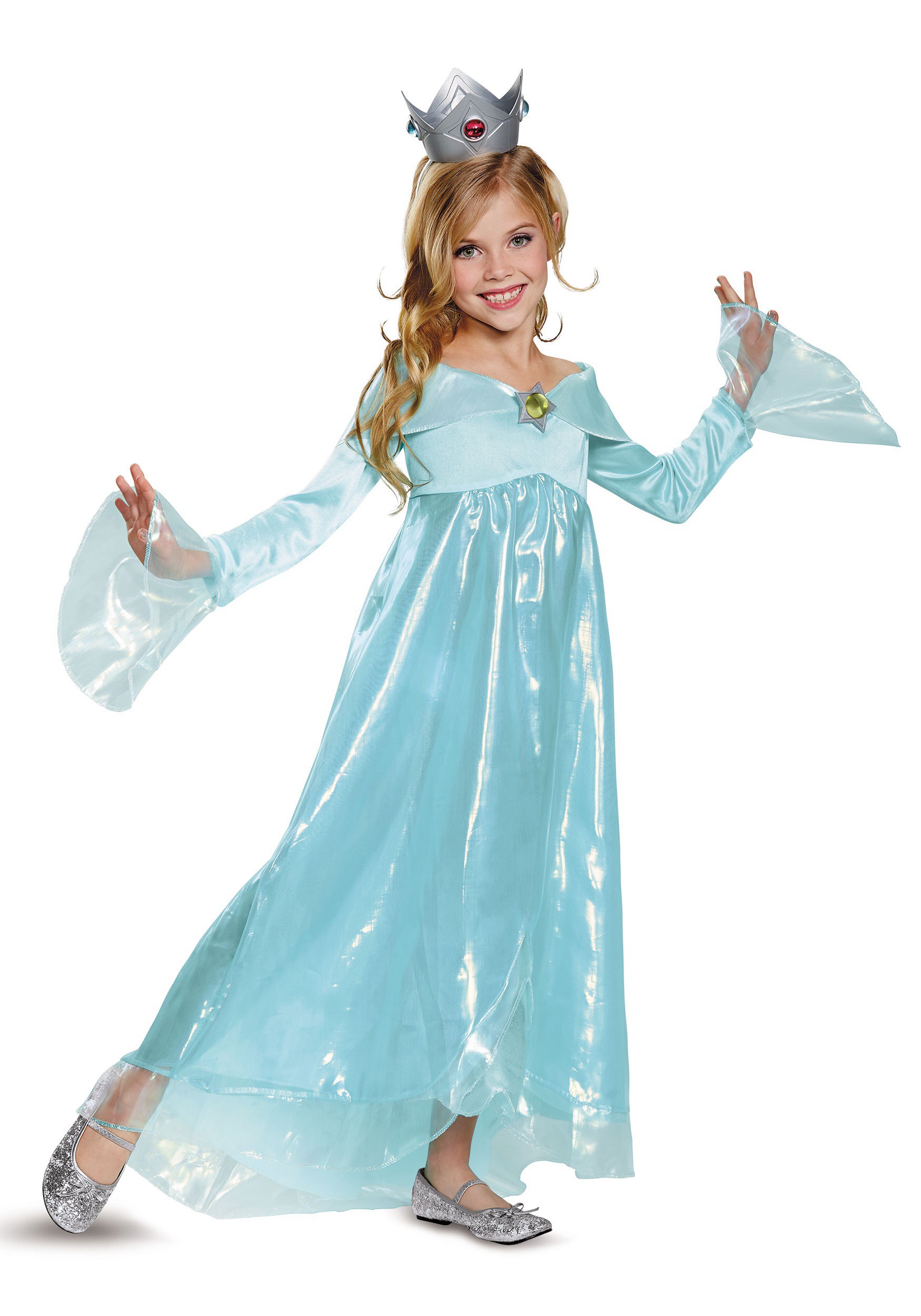 Super Mario Rosalina Deluxe Girls Costume 1 Super Mario Rosalina Deluxe Girls Costume