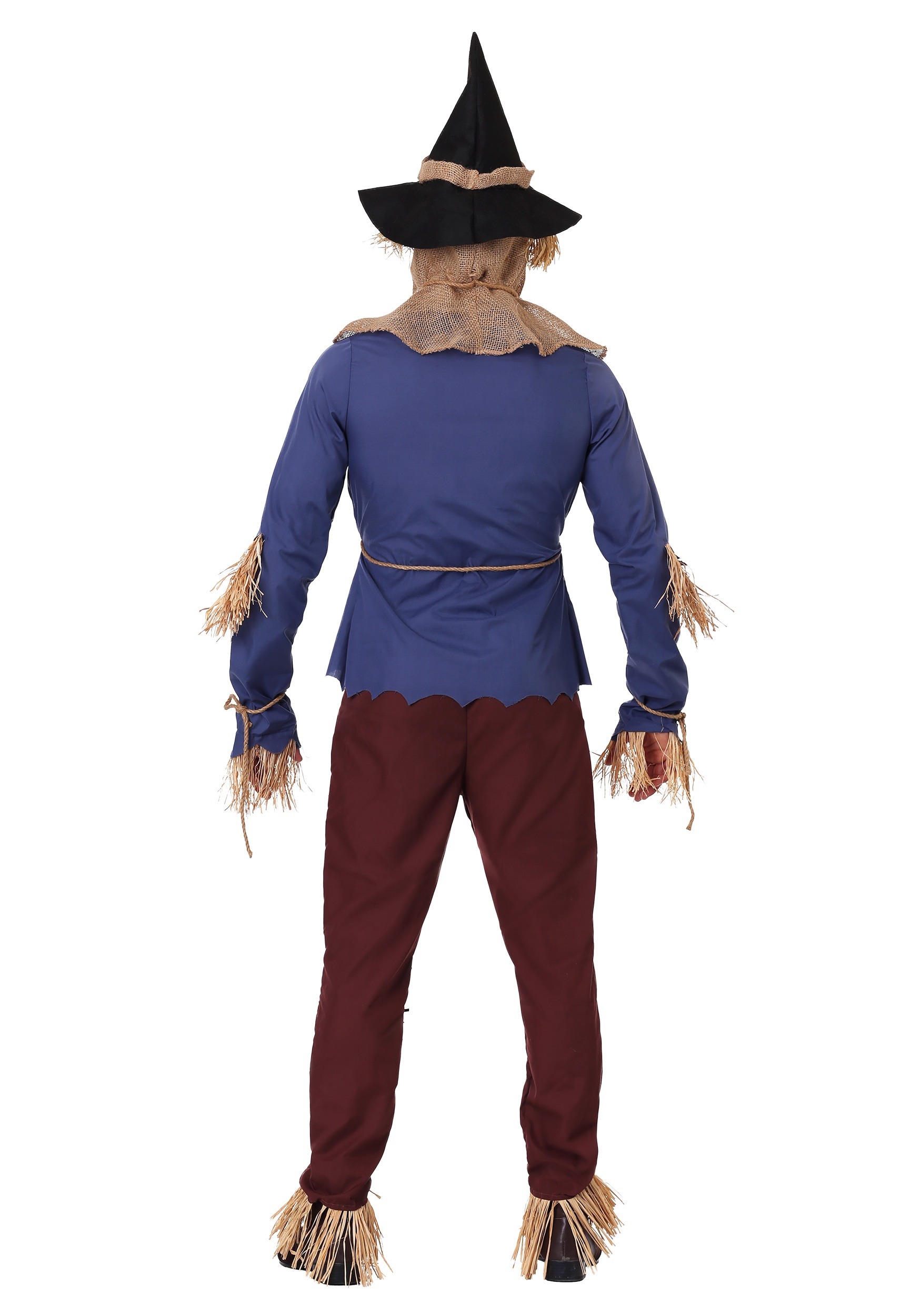 Adult Plus Size Patchwork Scarecrow Costume