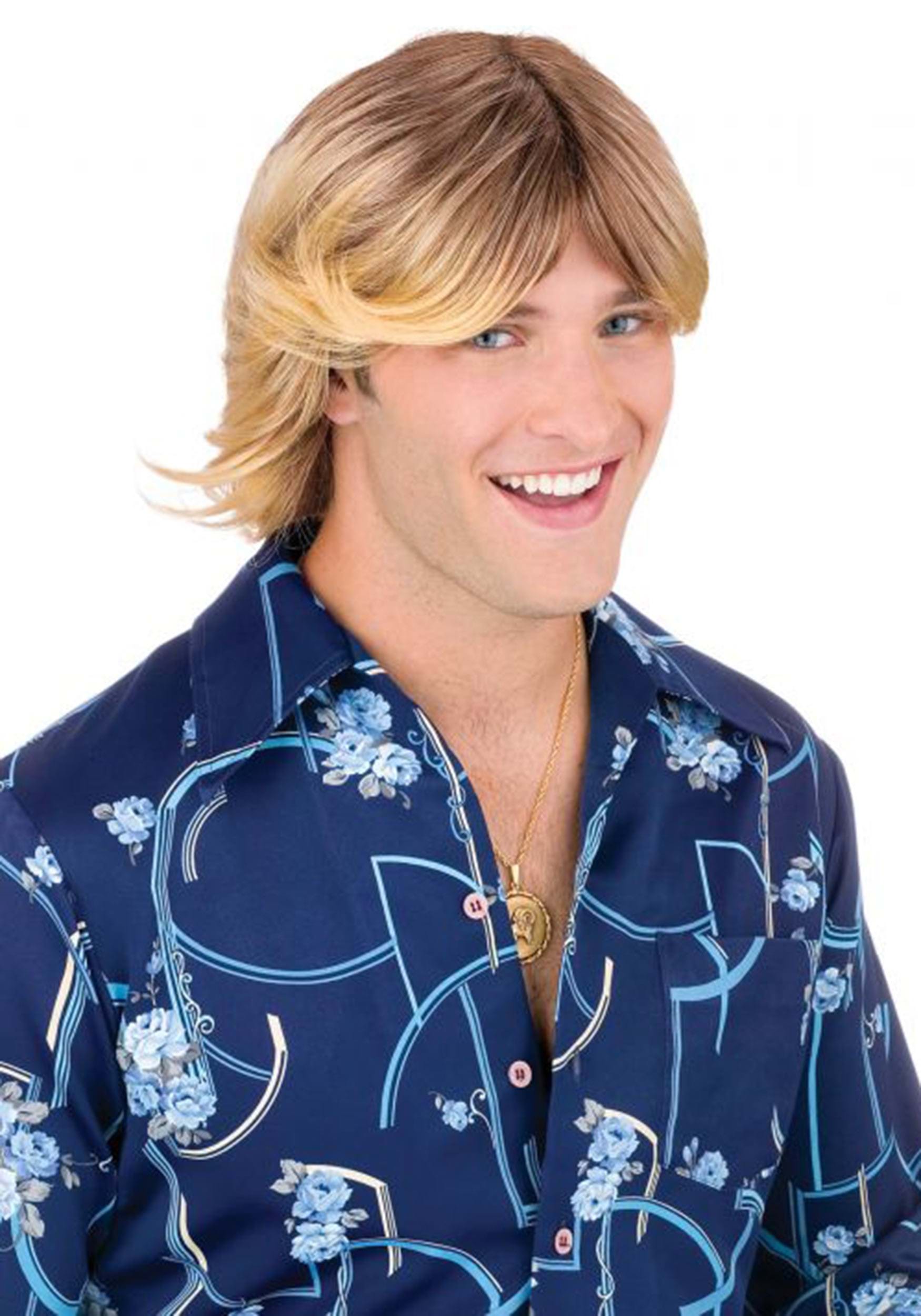 Ladies Man Shaggy Blonde Costume Wig