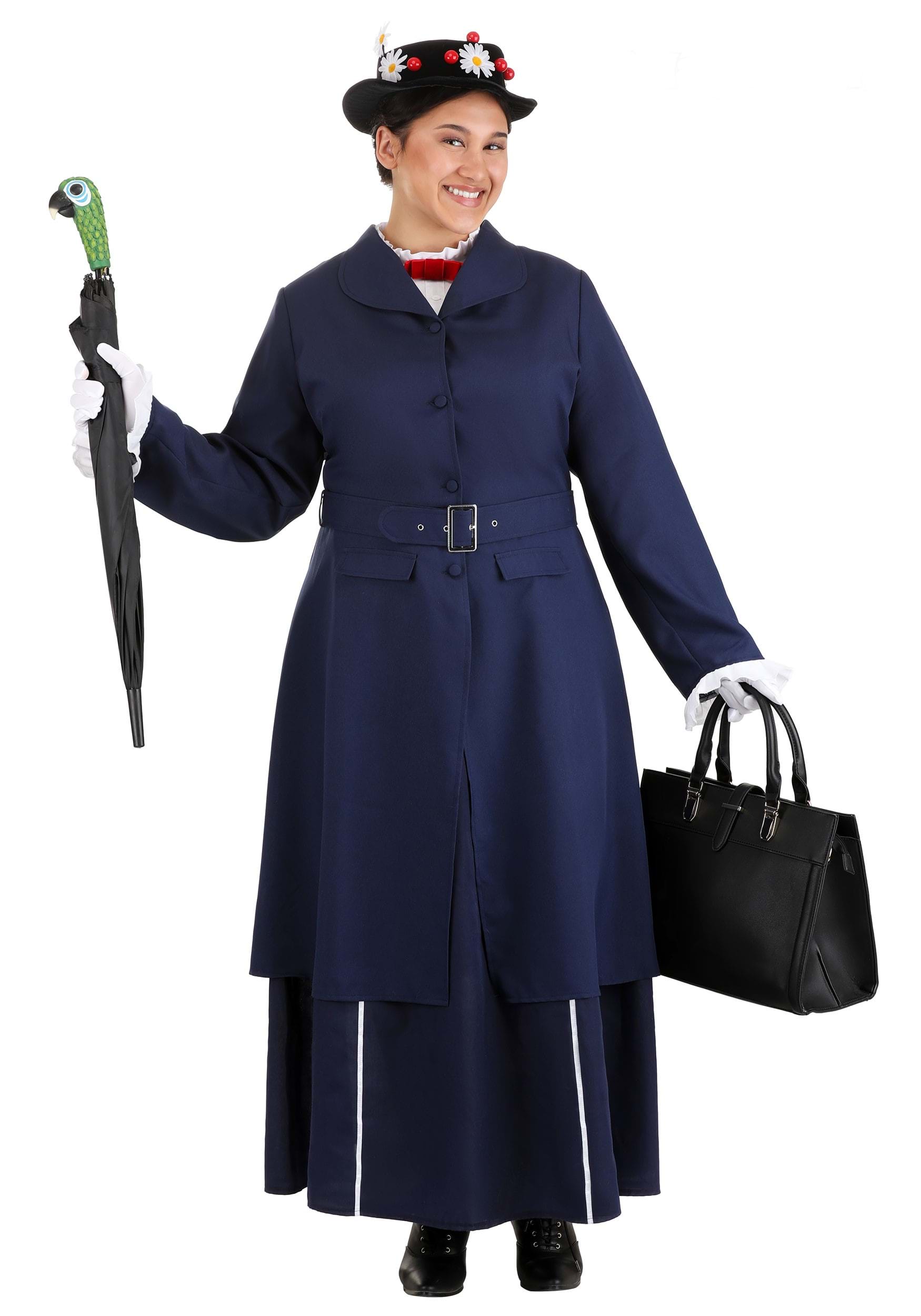 Women's Plus Size Mary Poppins Costume