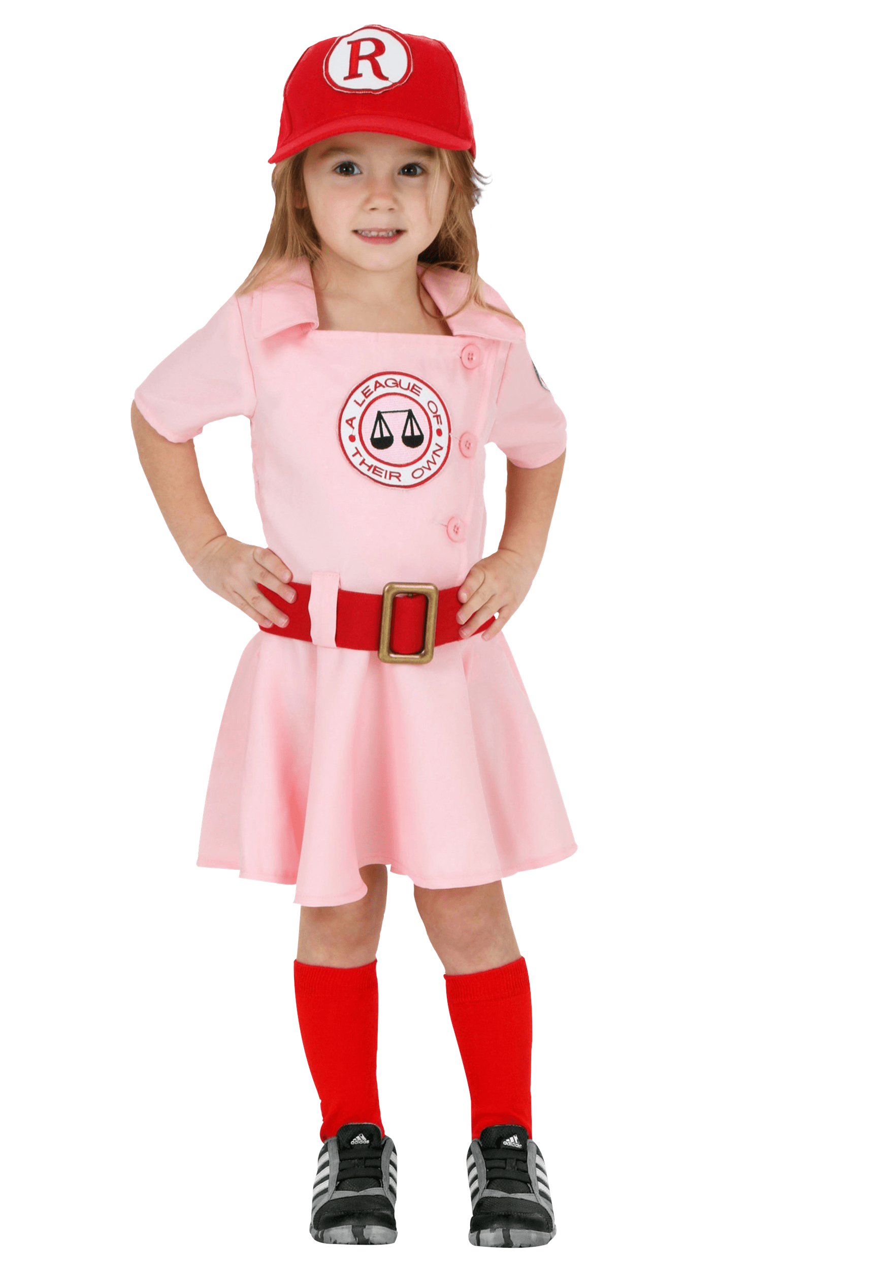 Girl's A League of Their Own Toddler Dottie Costume 7 Girl's A League of Their Own Toddler Dottie Costume