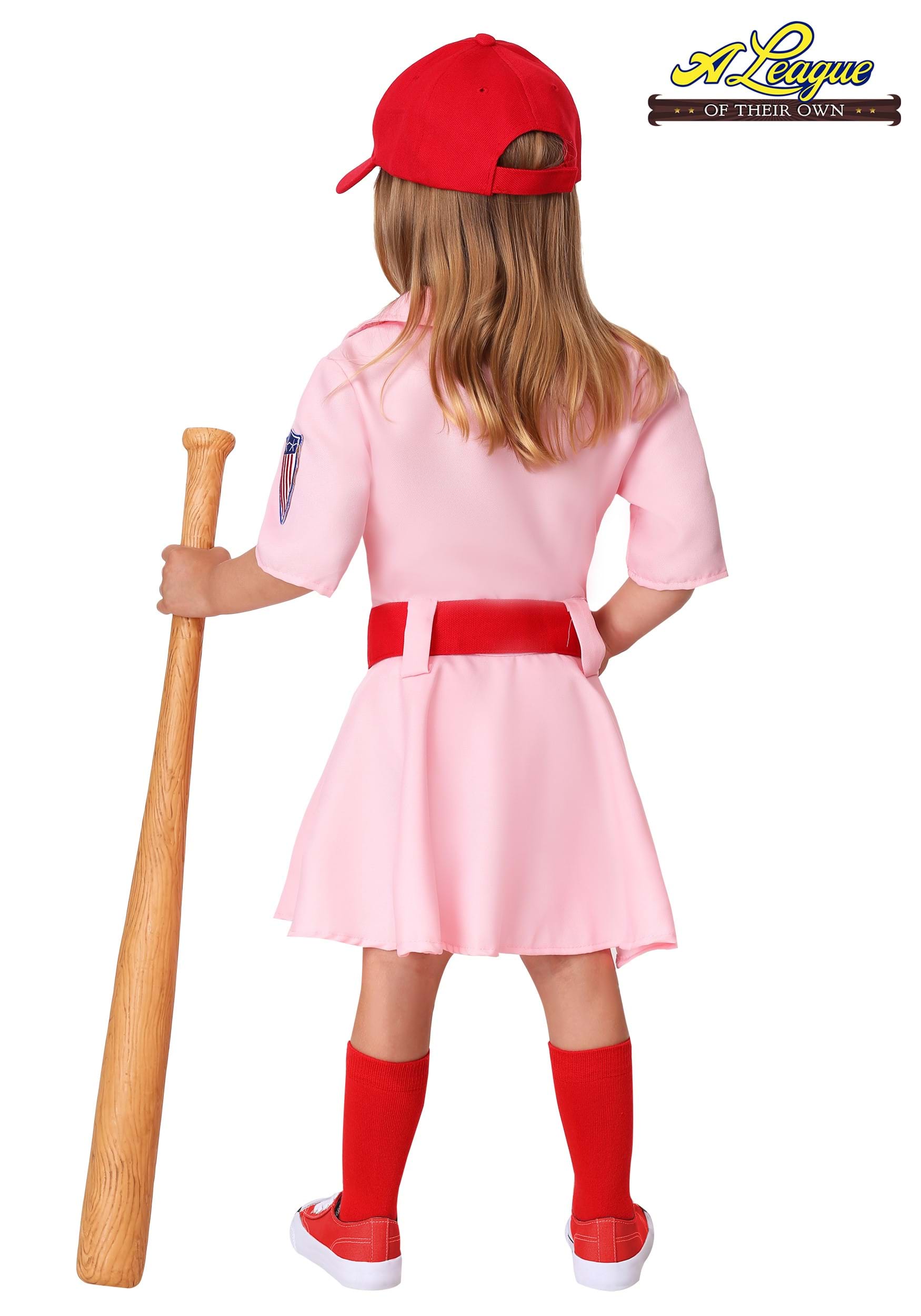 Girl's A League of Their Own Toddler Dottie Costume 8 Girl's A League of Their Own Toddler Dottie Costume