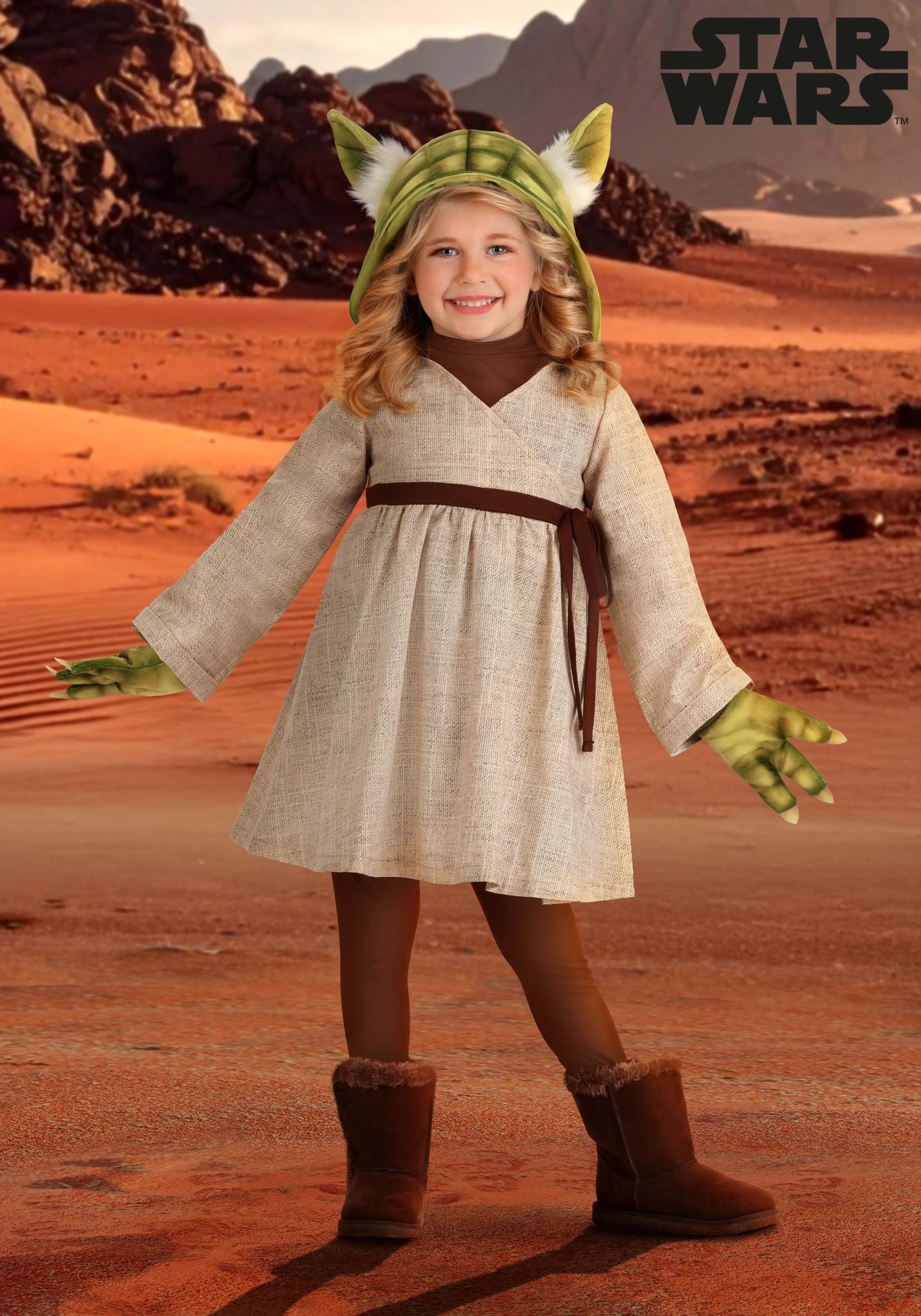 Girl's Toddler Star Wars Yoda Costume Dress