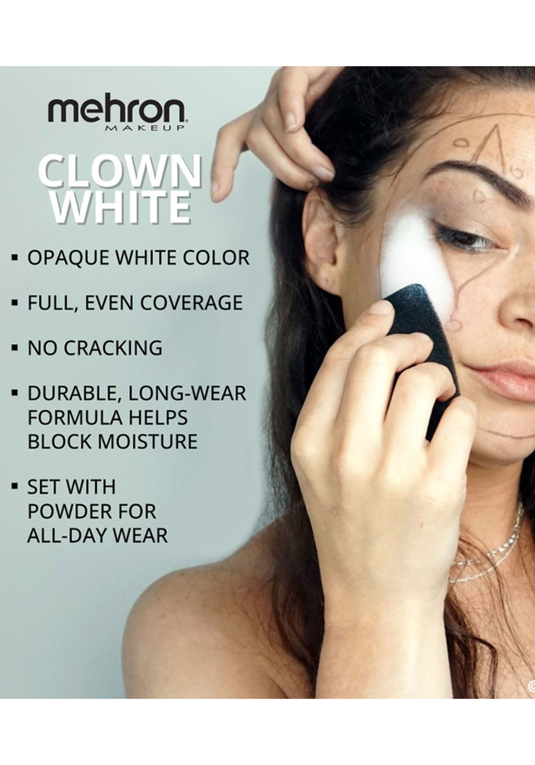 2.25 Oz Premium White Clown Makeup 4 2.25 Oz Premium White Clown Makeup