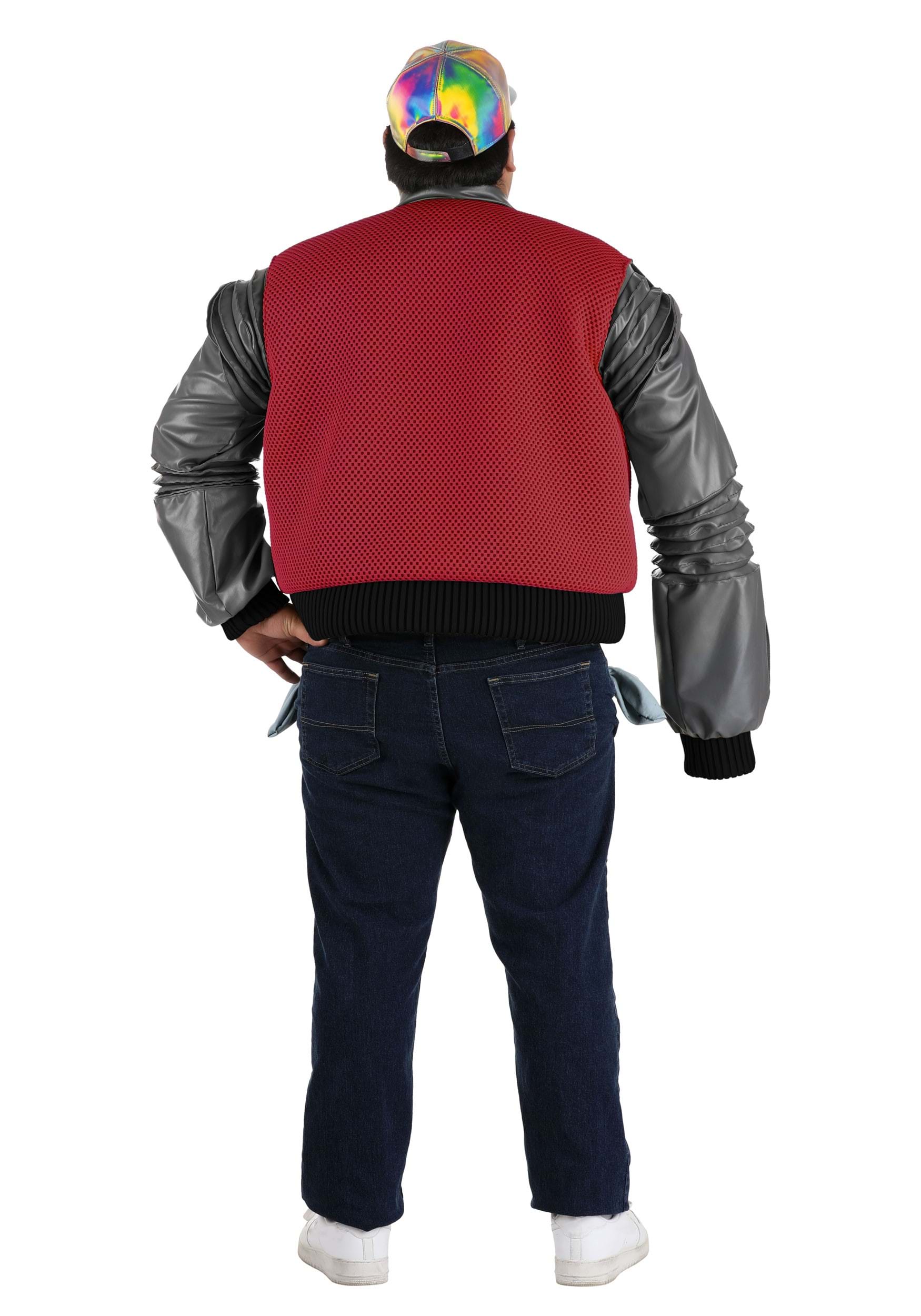 Men's Plus Size Authentic Marty McFly Jacket Costume