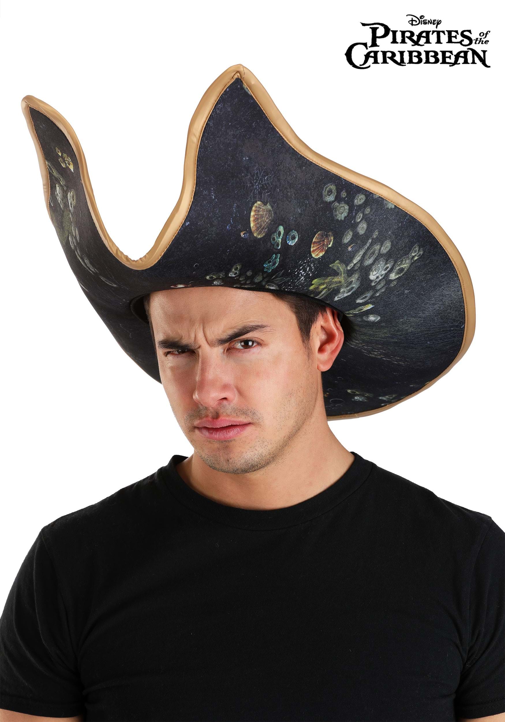Disney Pirates of the Caribbean Davy Jones Pirate Hat for Adults