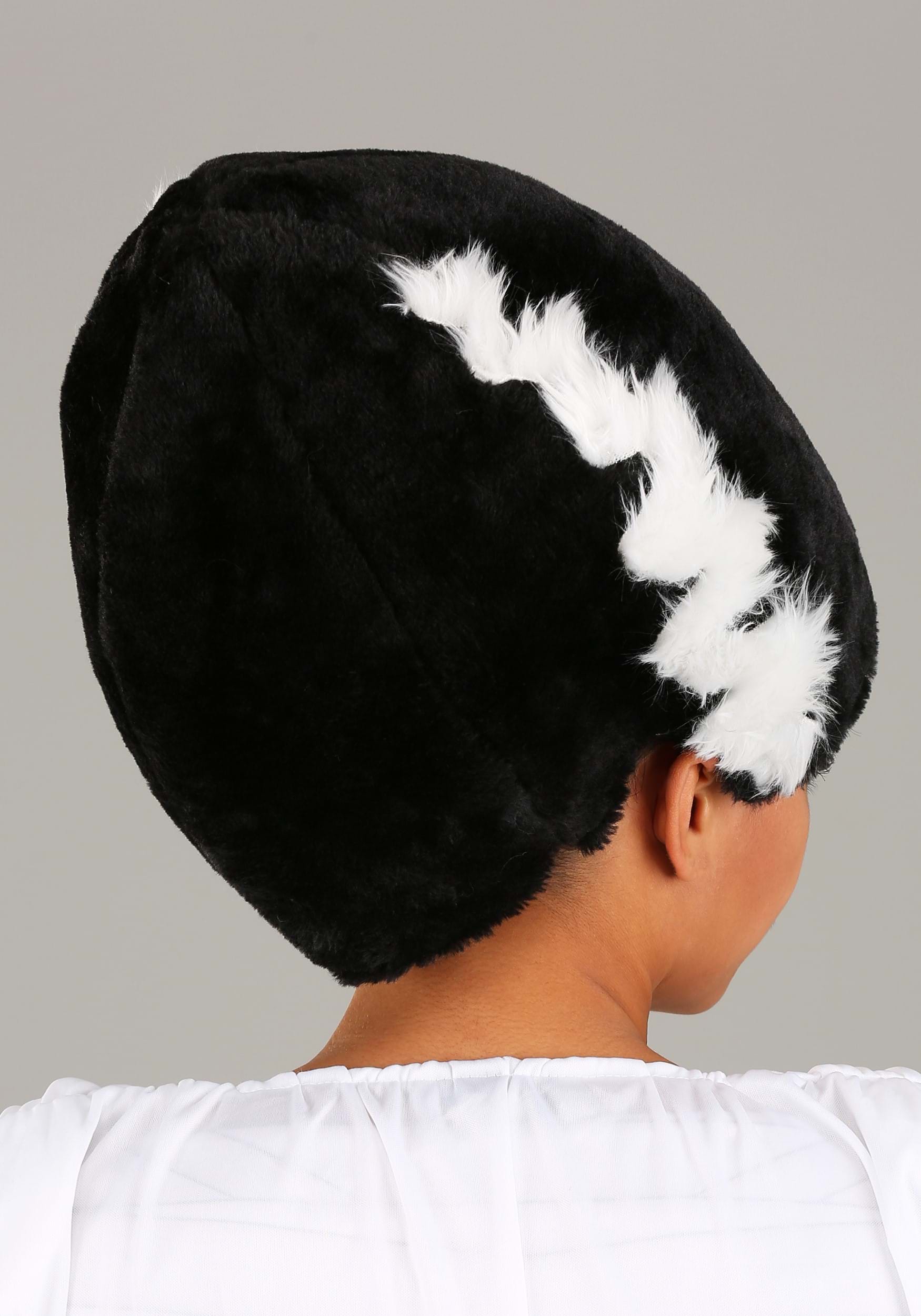 Plush Bride of Frankenstein Costume Hat