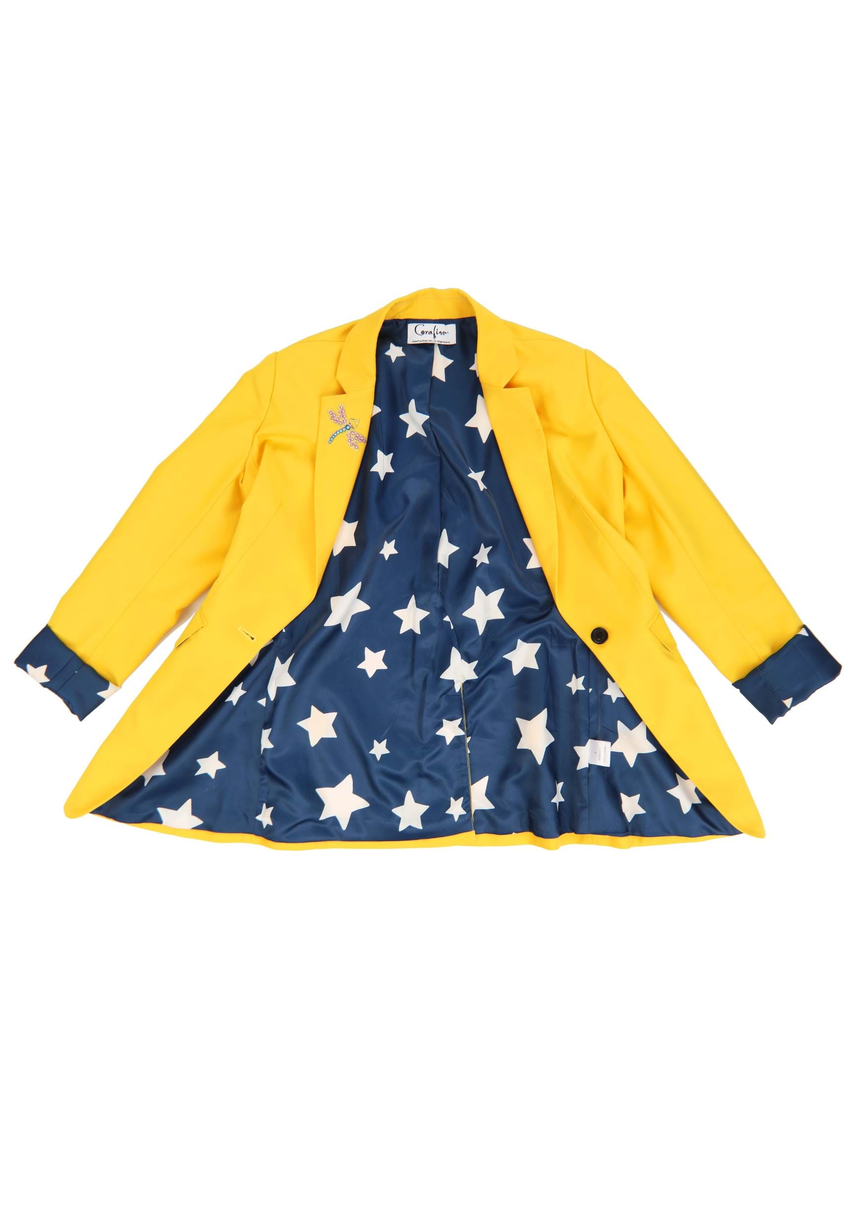 Coraline Yellow Blazer for Women