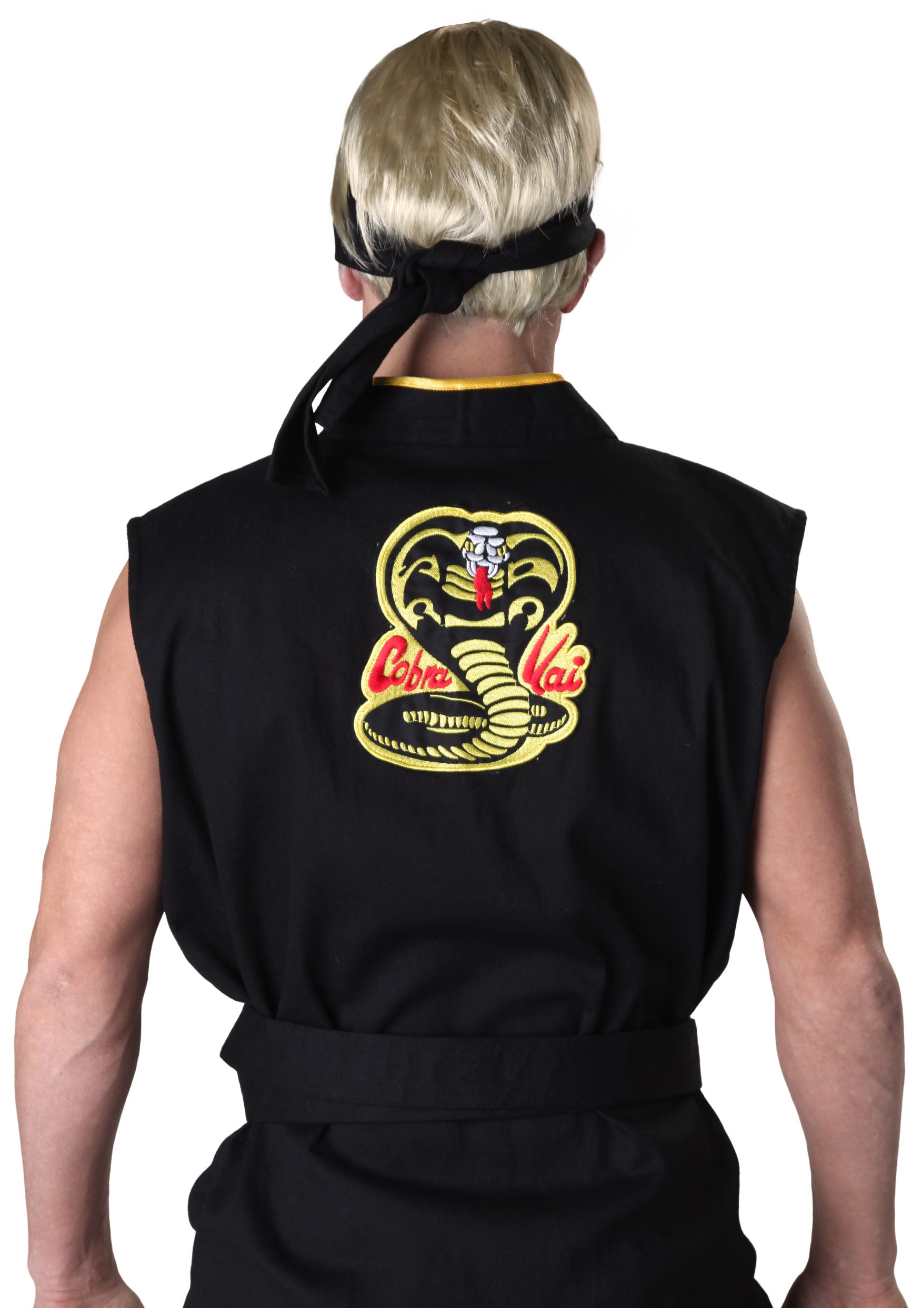 Authentic Karate Kid Cobra Kai Costume for Adults